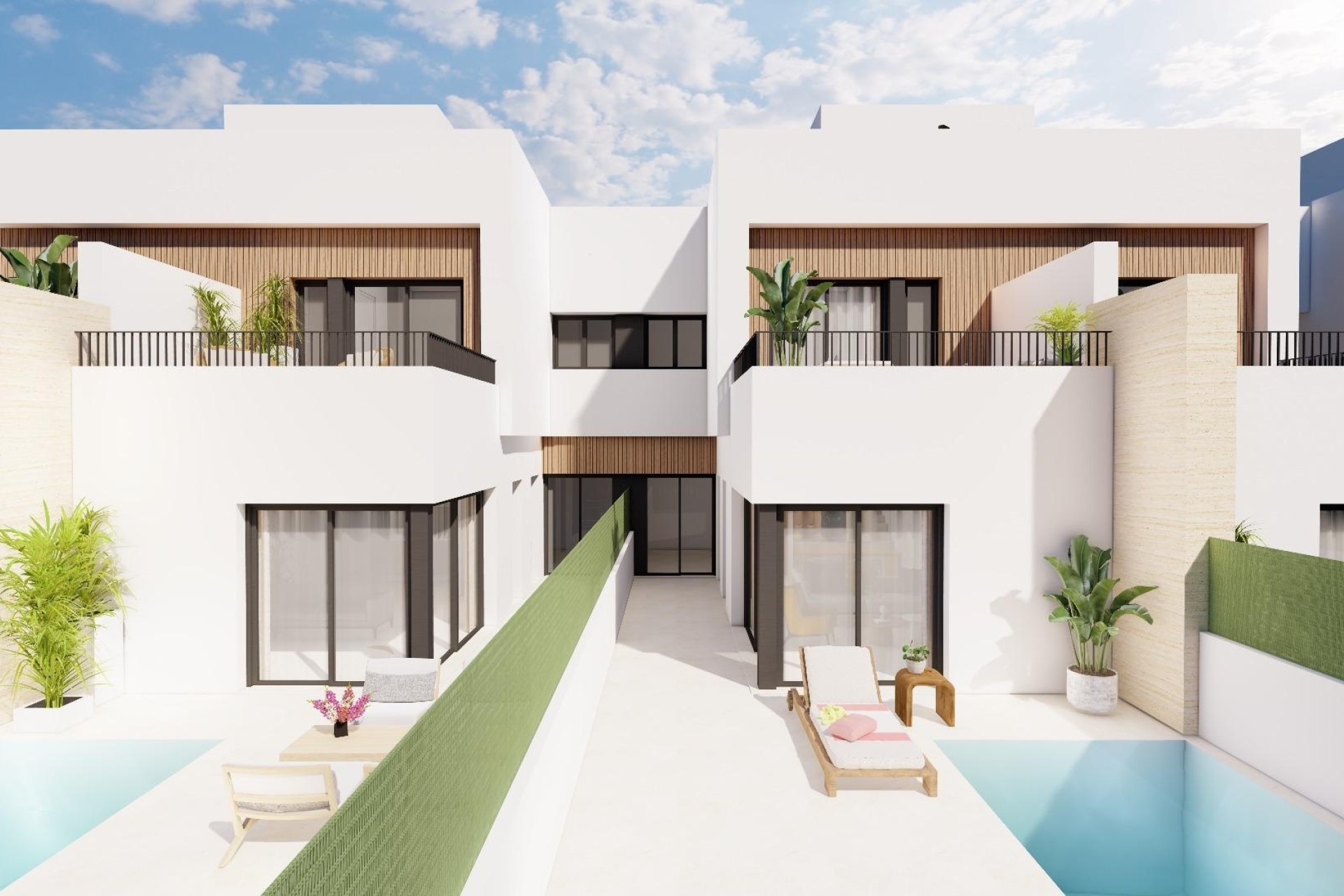 NIEUWBOUW - Vrijstaande Villa -
Santiago de la ribera - Santiago de la Ribera