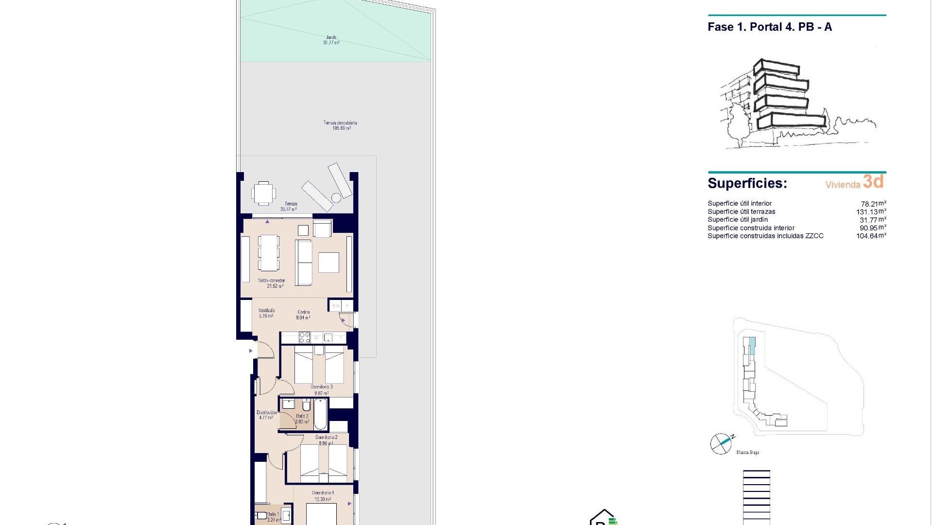 Nouvelle construction - Apartement Flat -
Alicante - PAU 1