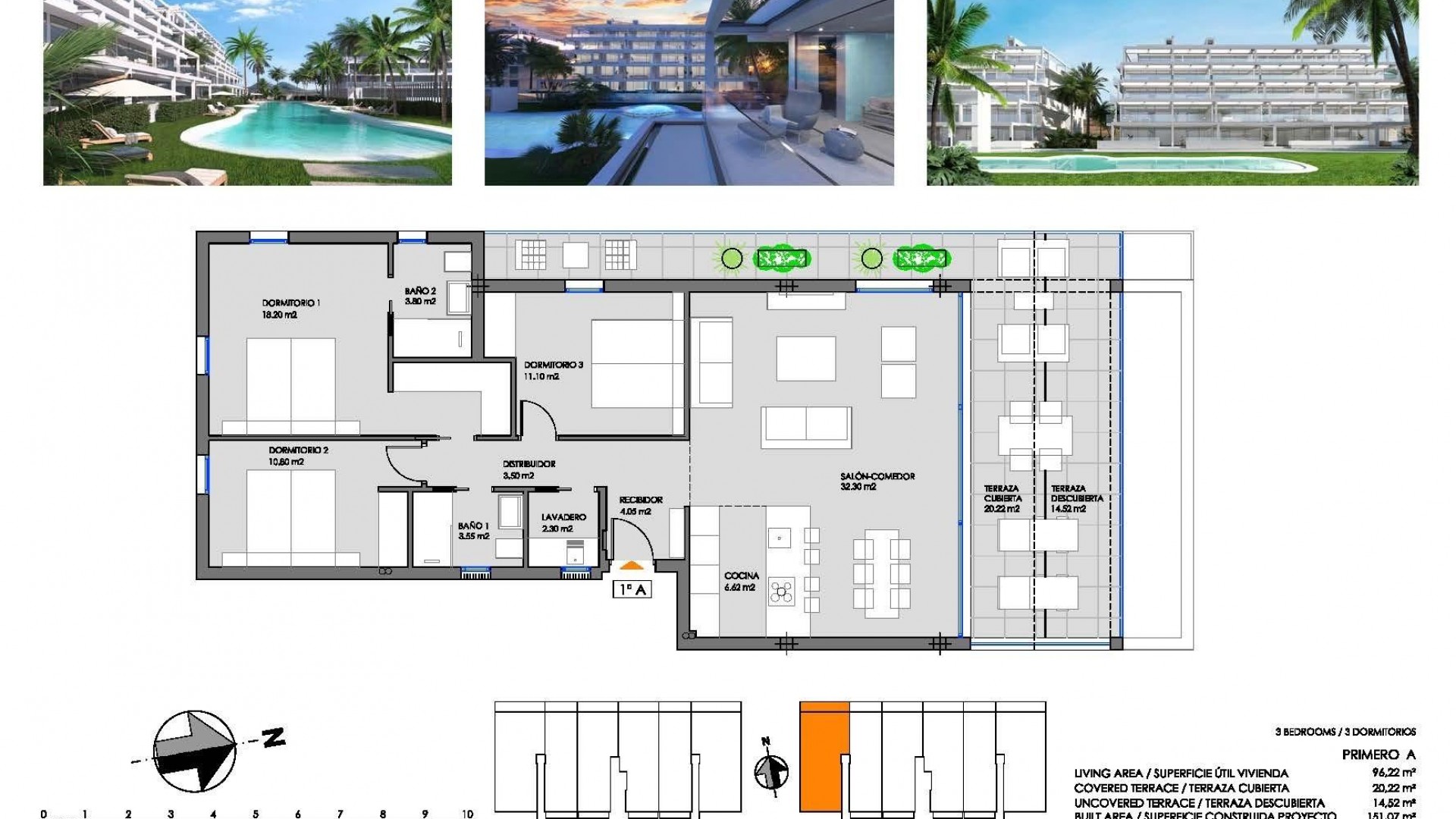 Nouvelle construction - Apartement Flat -
Cartagena - Mar de Cristal