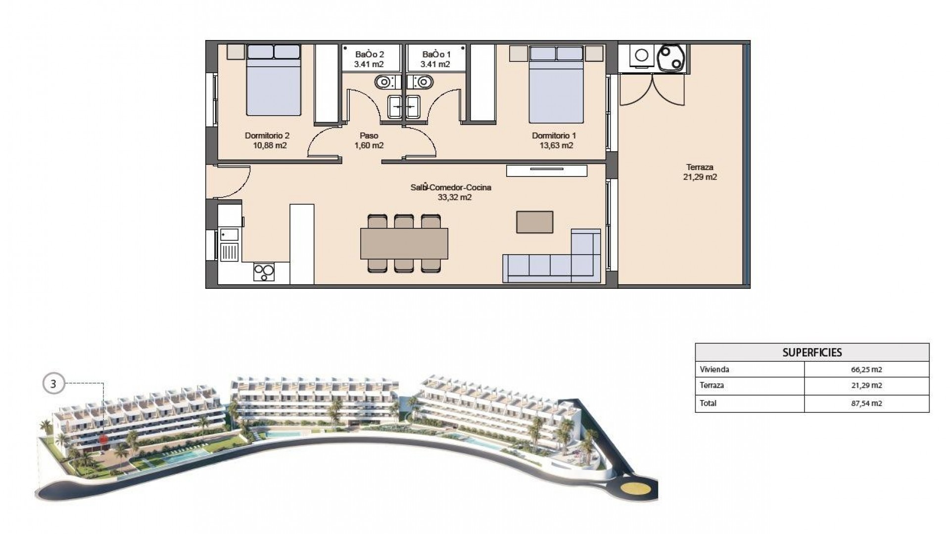 Nouvelle construction - Apartement Flat -
Finestrat - Balcón de finestrat