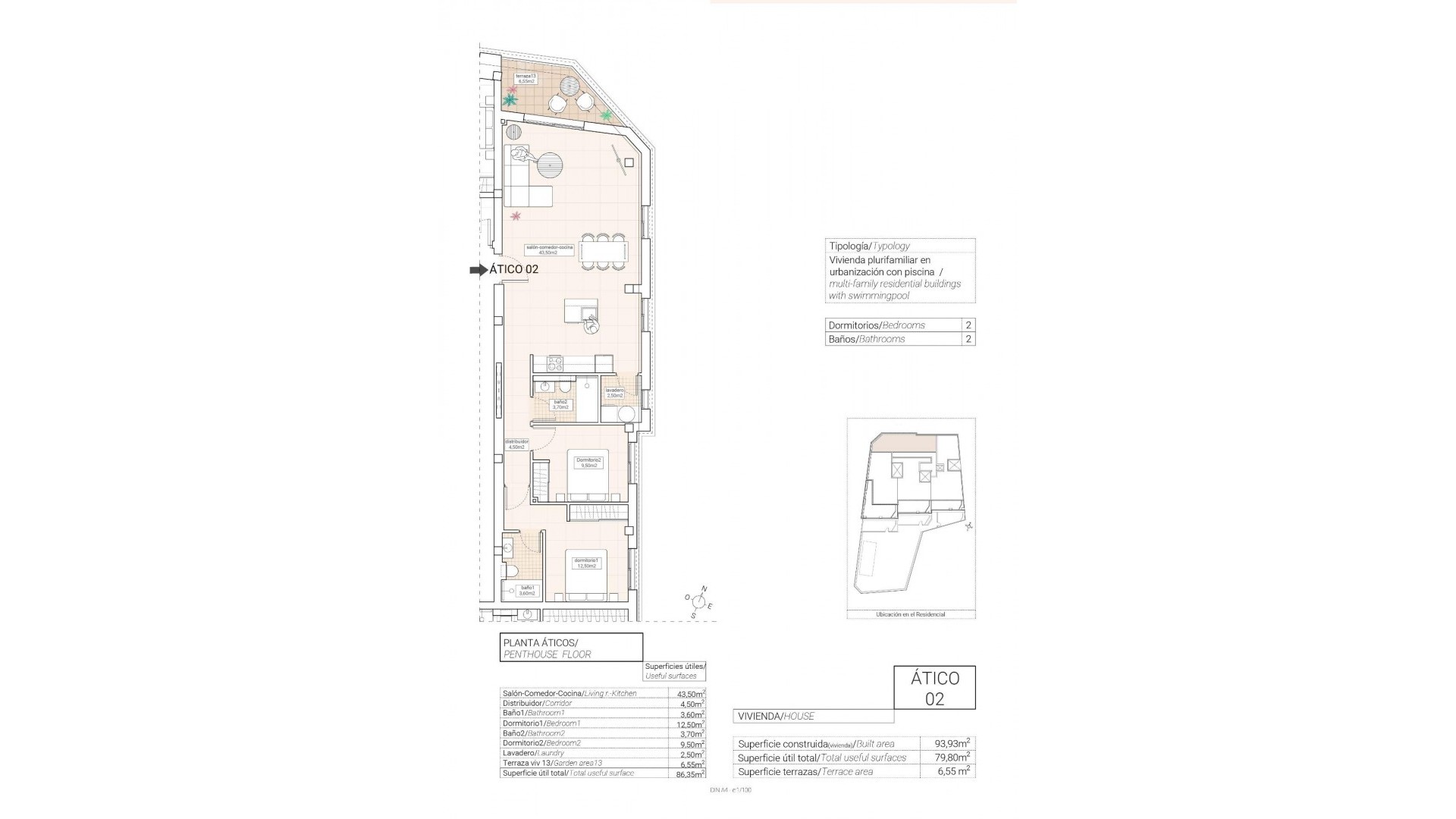 Nouvelle construction - Apartement Flat -
Hondón de las Nieves - Pueblo