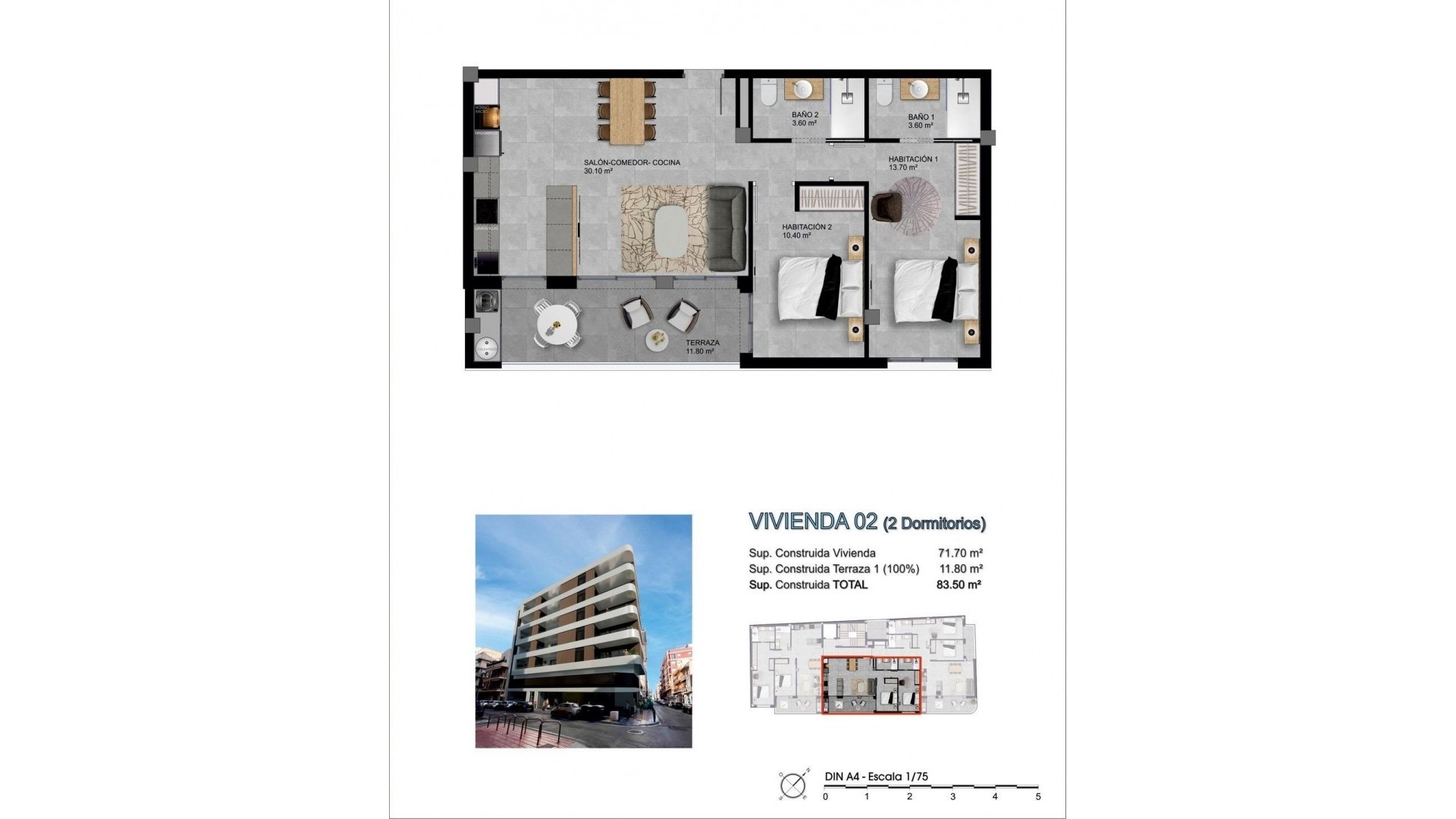 Nouvelle construction - Apartement Flat -
Santa Pola - pueblo