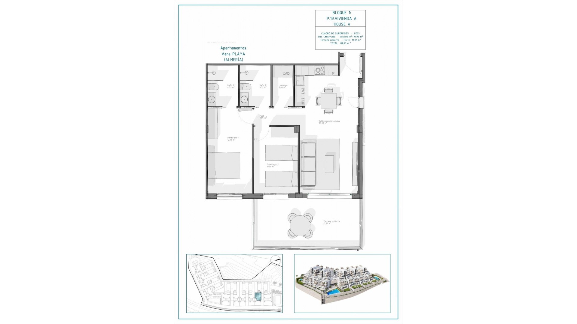 Nouvelle construction - Apartement Flat -
Vera - Pueblo Salinas