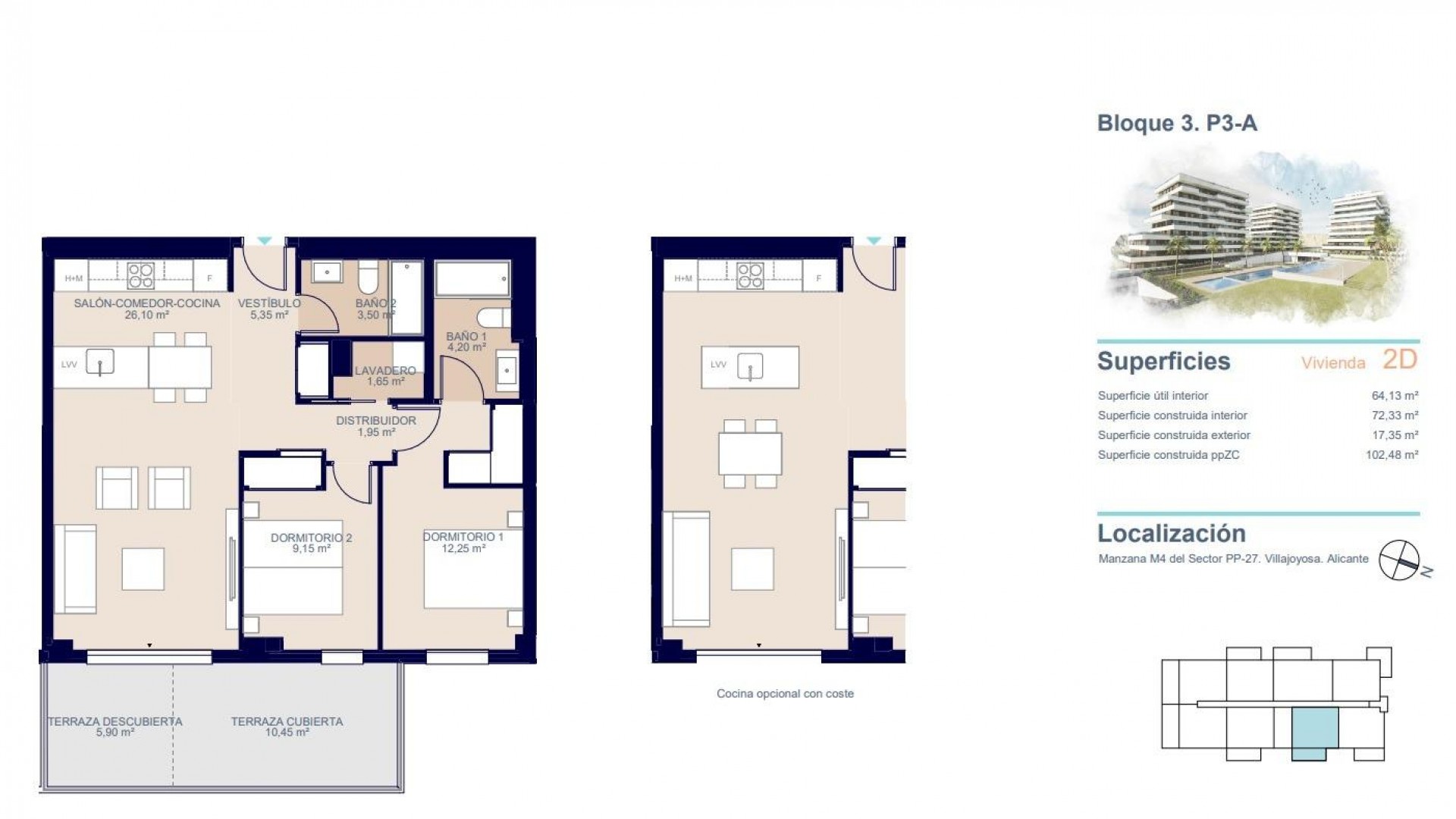 Nouvelle construction - Apartement Flat -
Villajoyosa - Playas Del Torres
