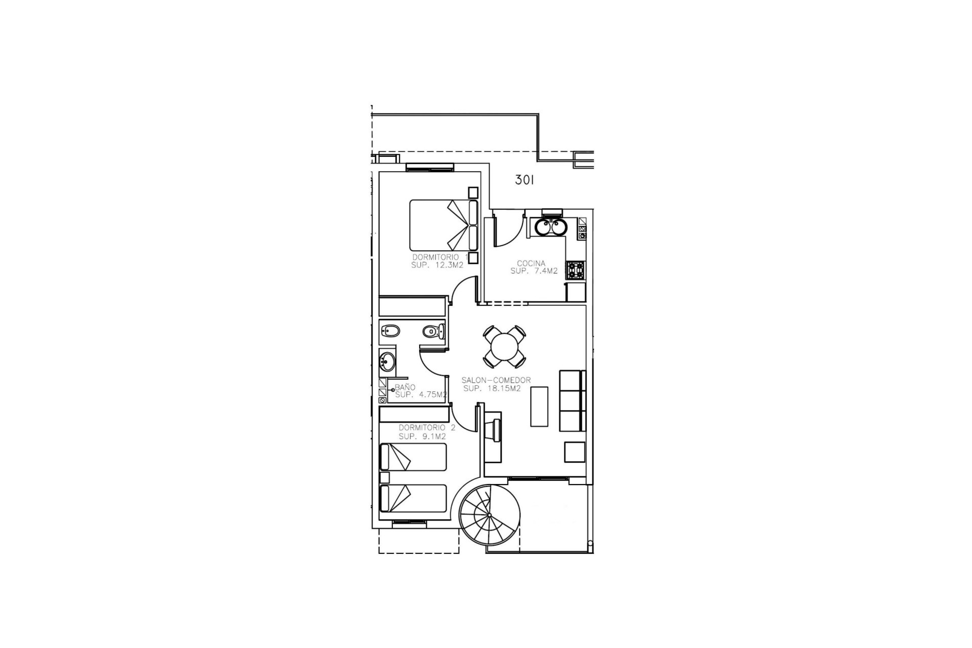 Nouvelle construction - Appartement -
Águilas - Collados