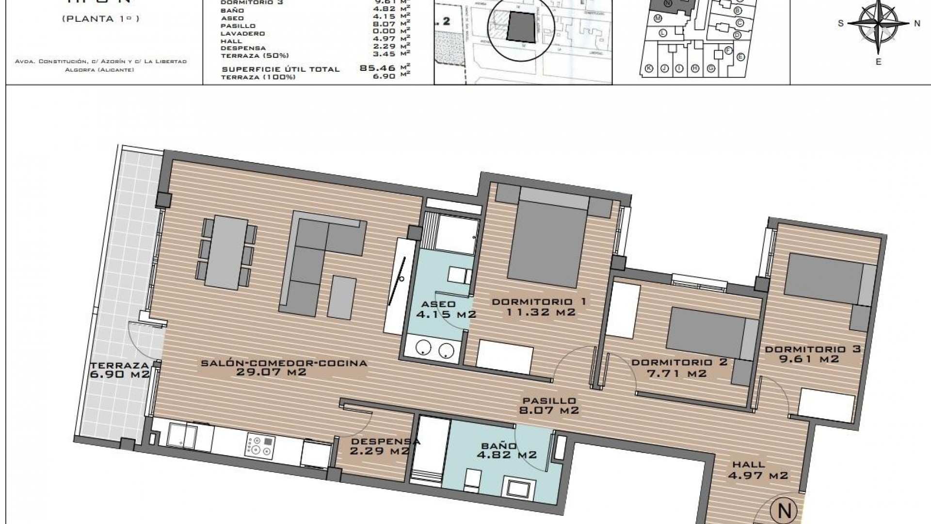 Nouvelle construction - Appartement -
Algorfa - Pueblo
