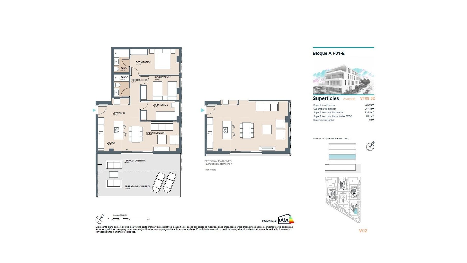 Nouvelle construction - Appartement -
Benicassim - Almadraba