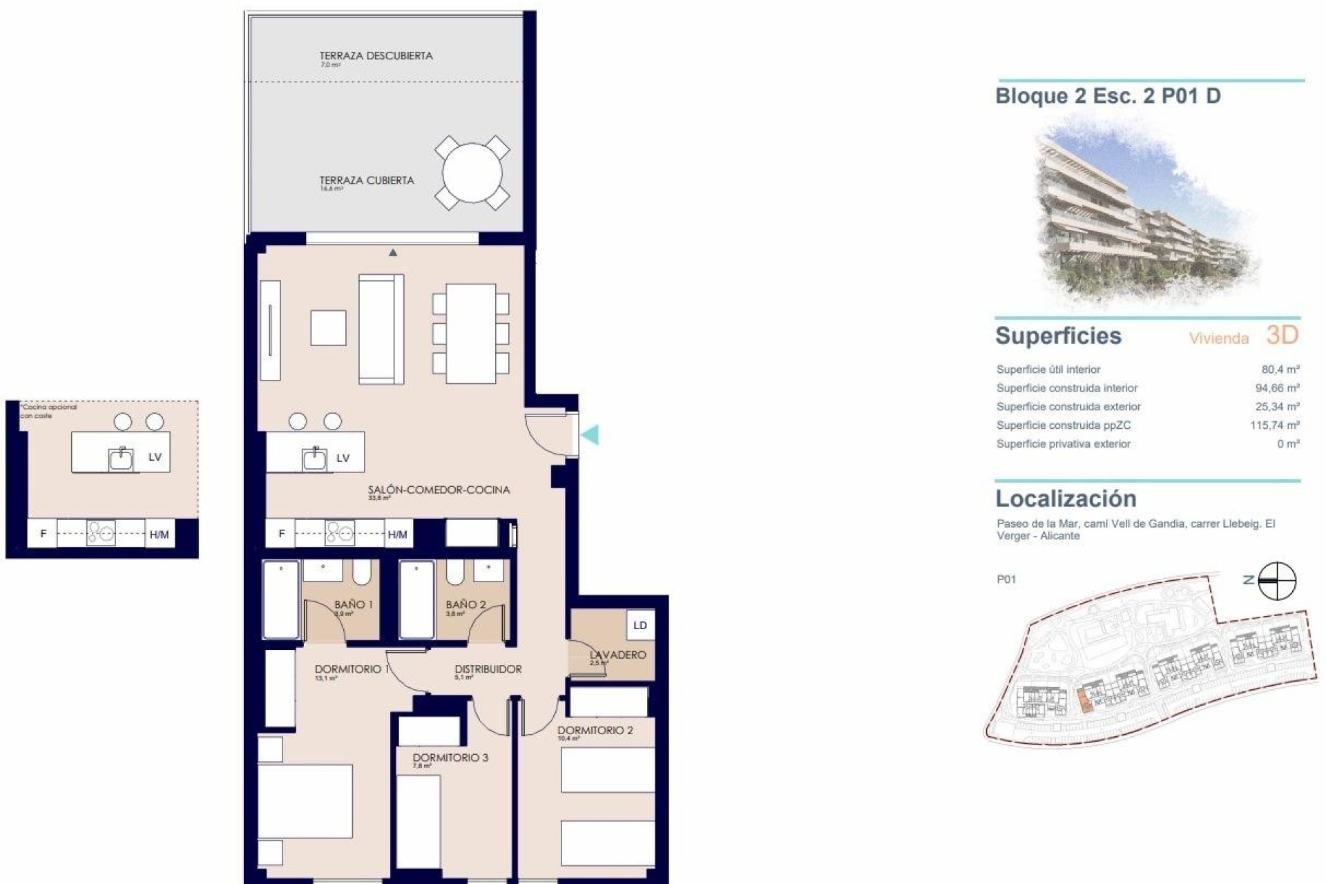 Nouvelle construction - Appartement -
Denia - Dénia