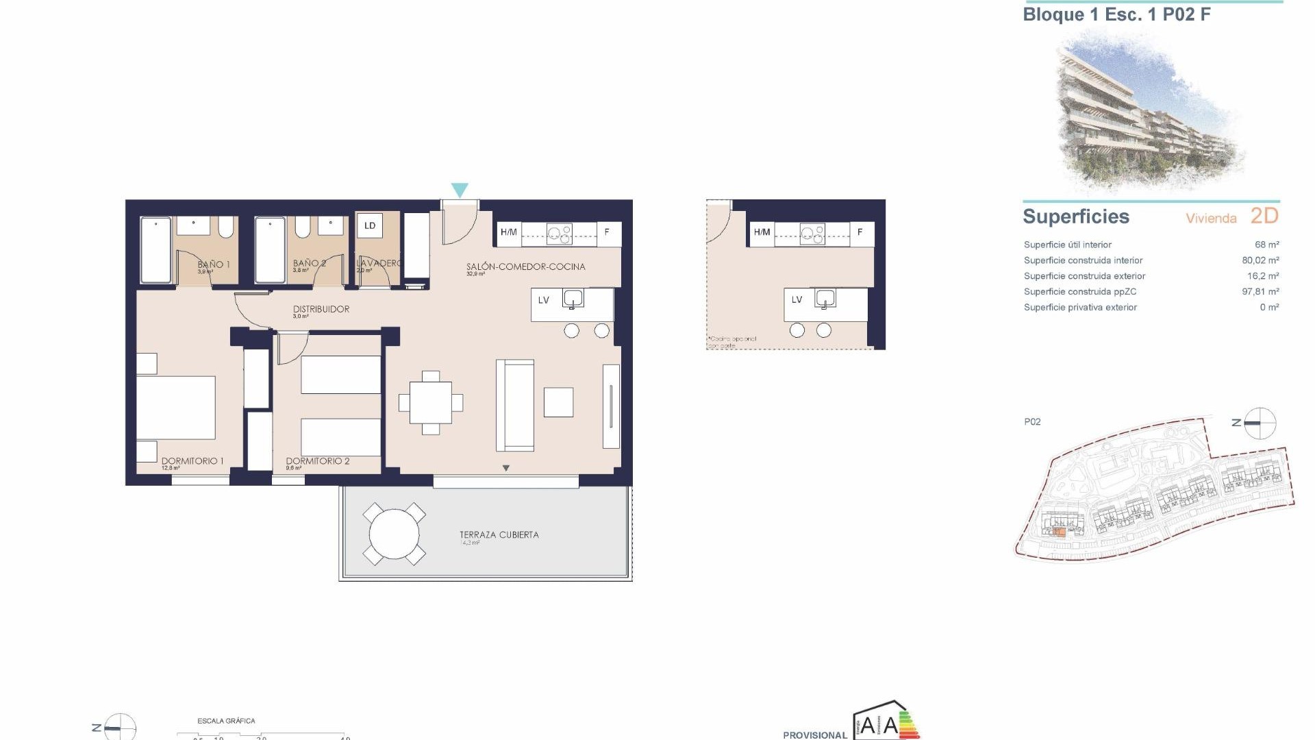 Nouvelle construction - Appartement -
Denia - Playa de La Almadraba