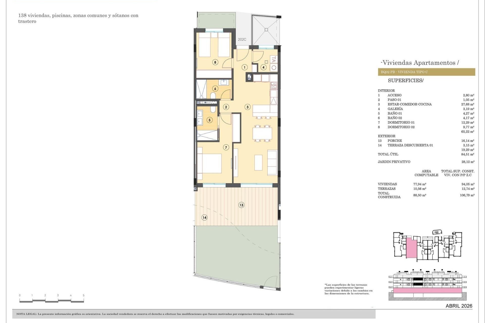 Nouvelle construction - Appartement -
Finestrat - Campana garden