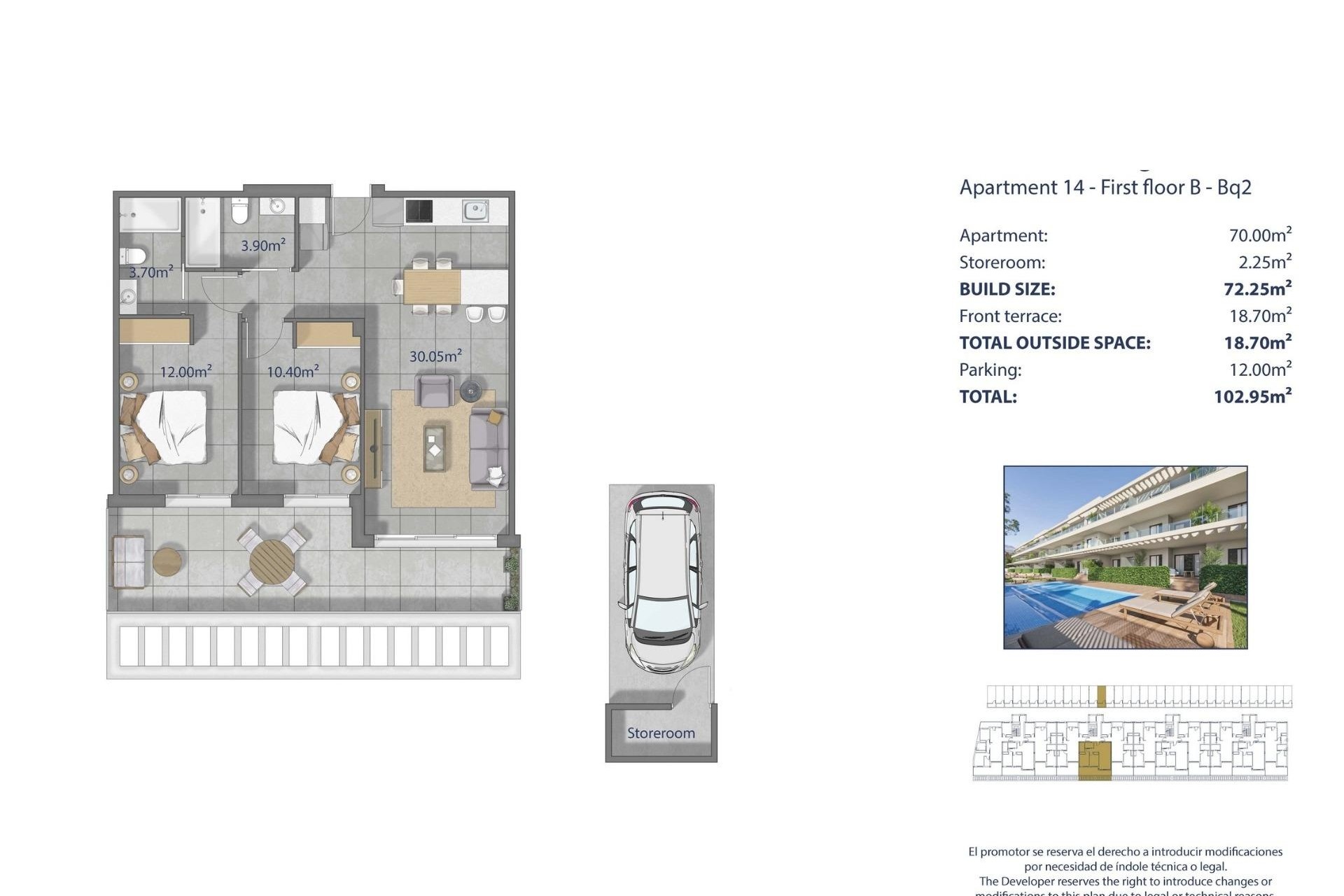 Nouvelle construction - Appartement -
Los Alcázares - Los Narejos