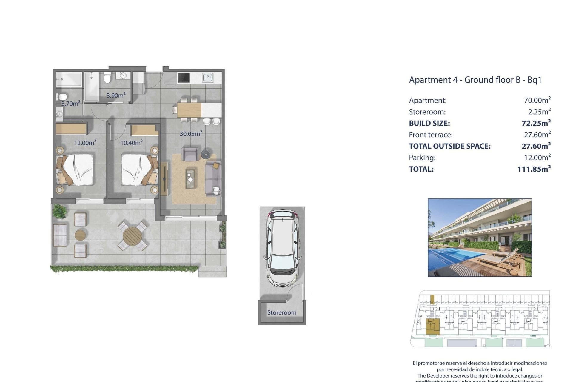 Nouvelle construction - Appartement -
Los Alcázares - Los Narejos