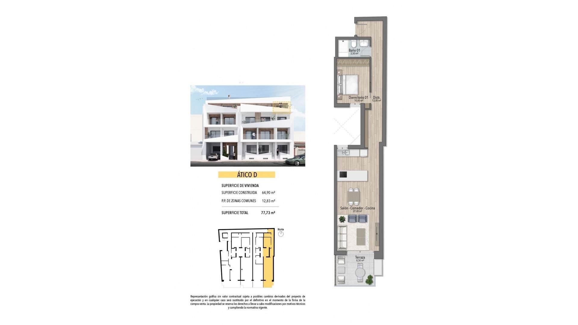 Nouvelle construction - Appartement -
Torrevieja - Playa del Cura