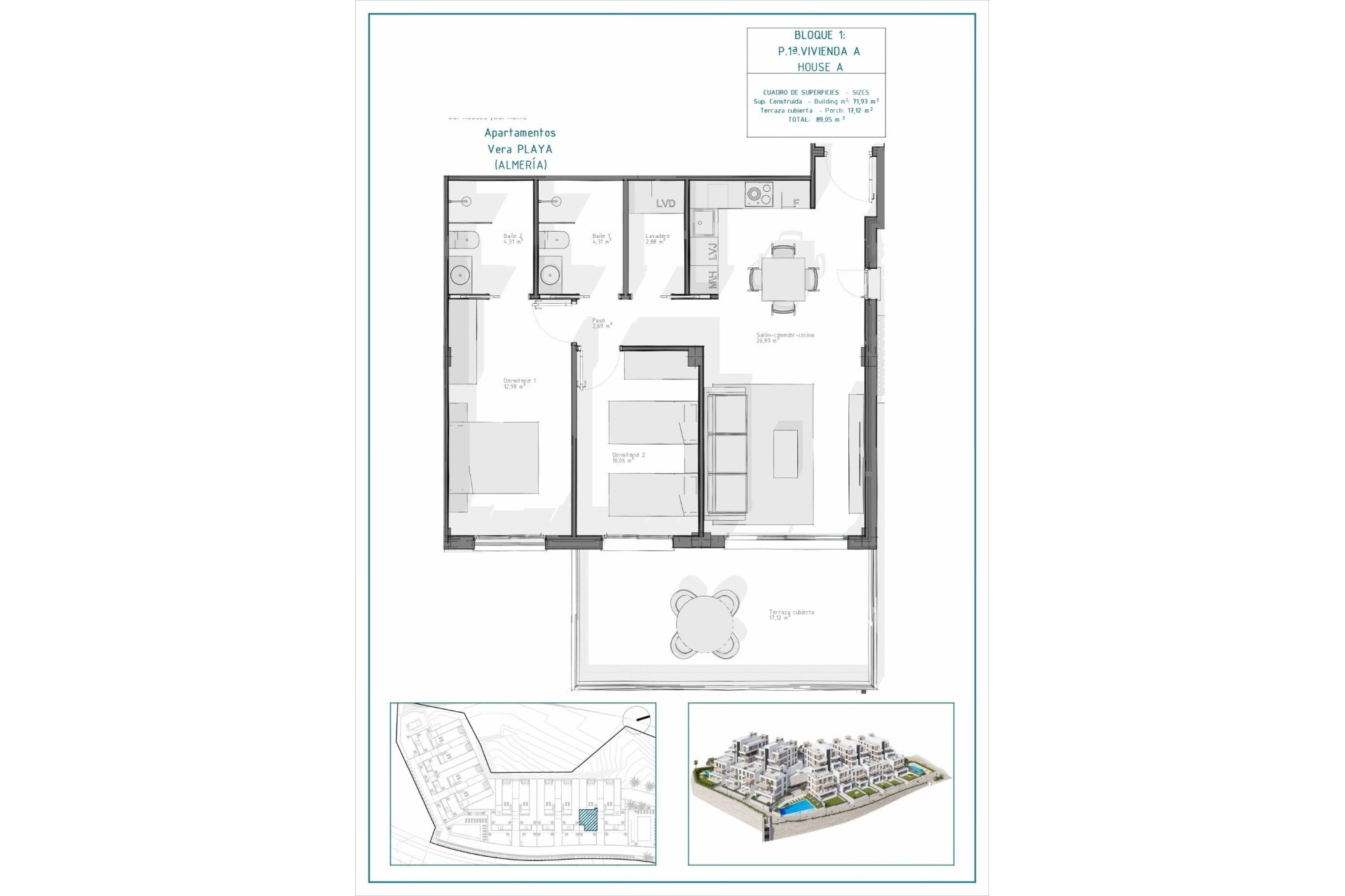 Nouvelle construction - Appartement -
Vera - Pueblo Salinas