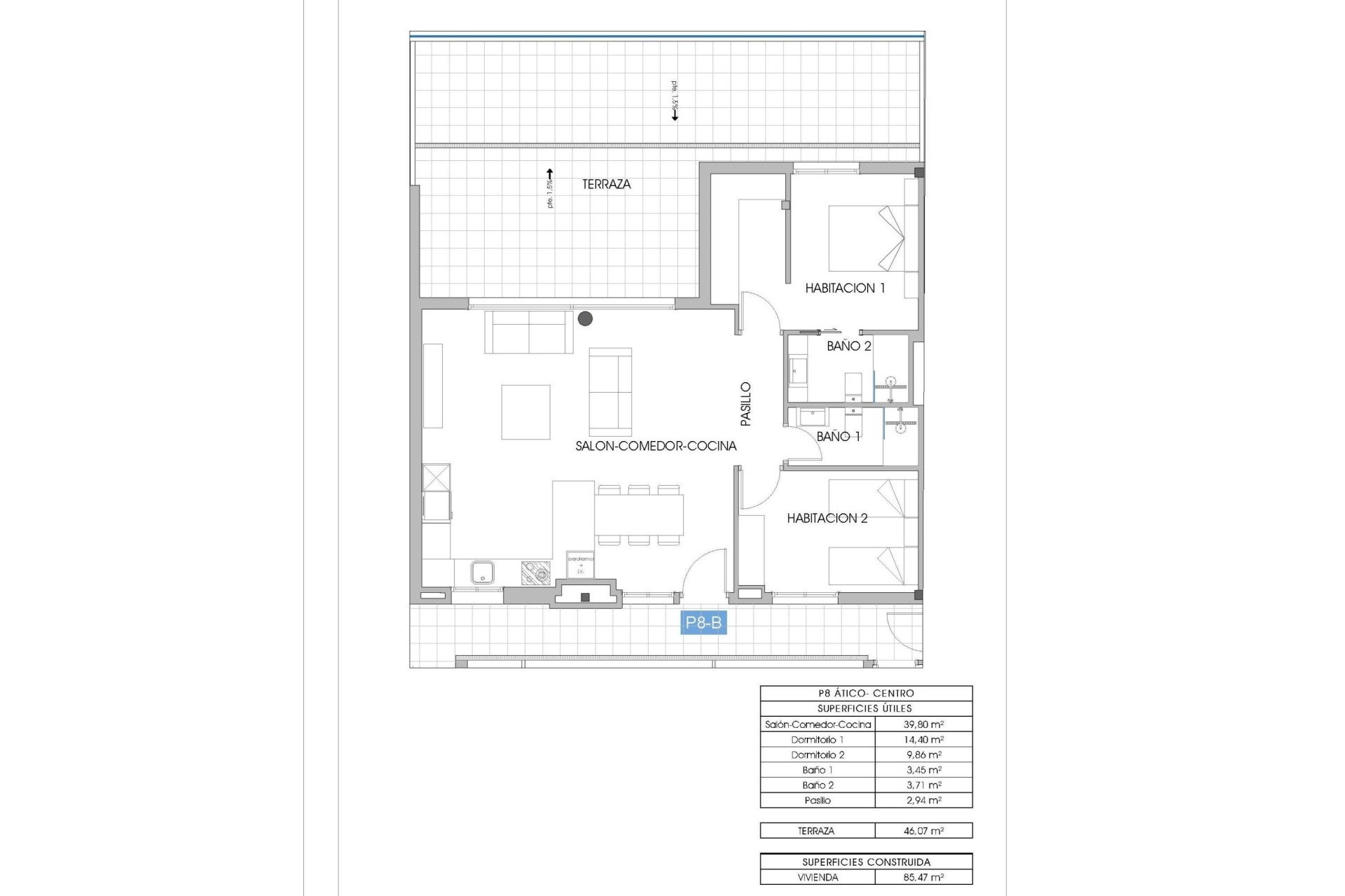 Nouvelle construction - Appartement -
Villajoyosa - Cala de Finestrat