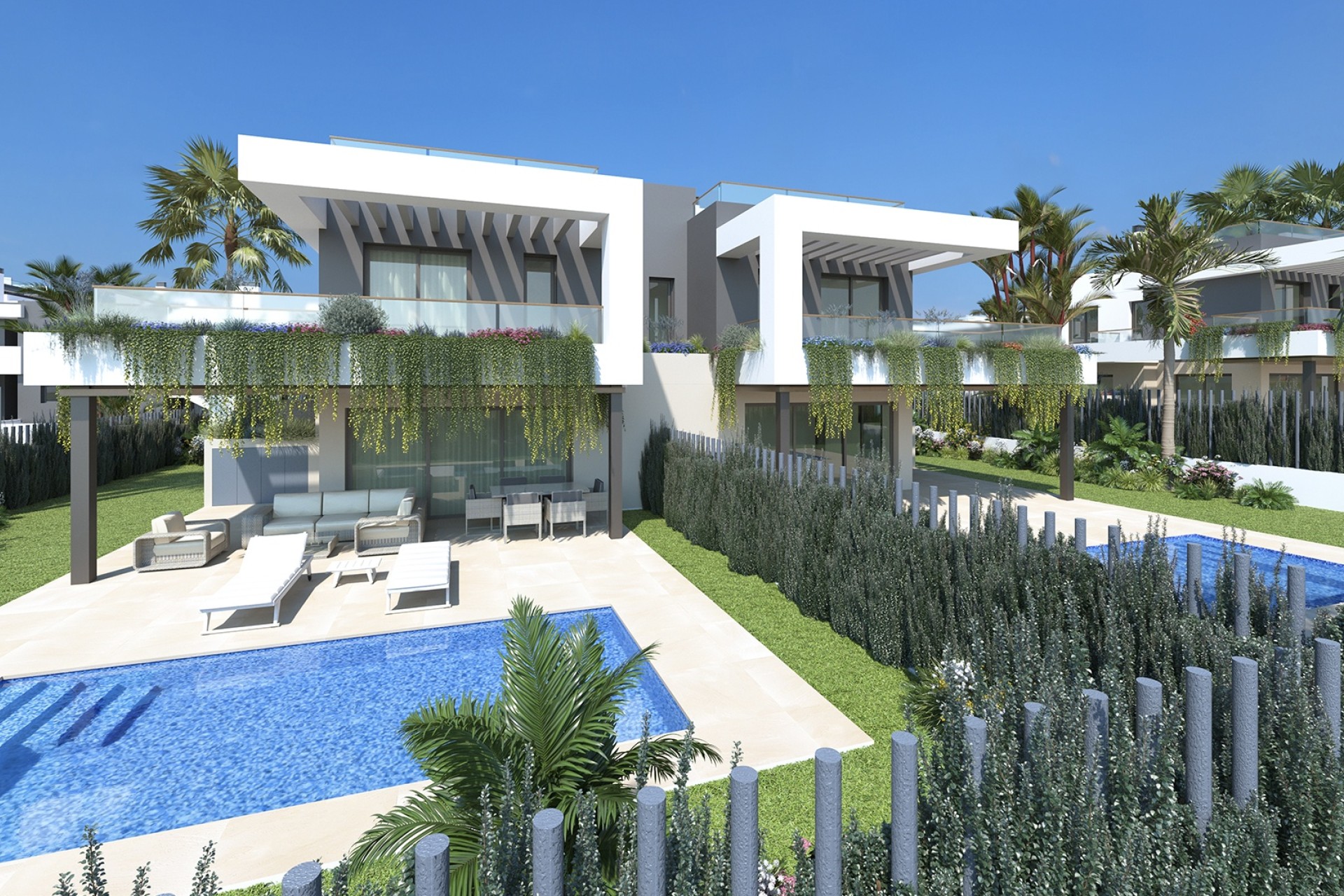 Nouvelle construction - Halfvrijstaande villa -
﻿Torrevieja (Alicante) - Spain