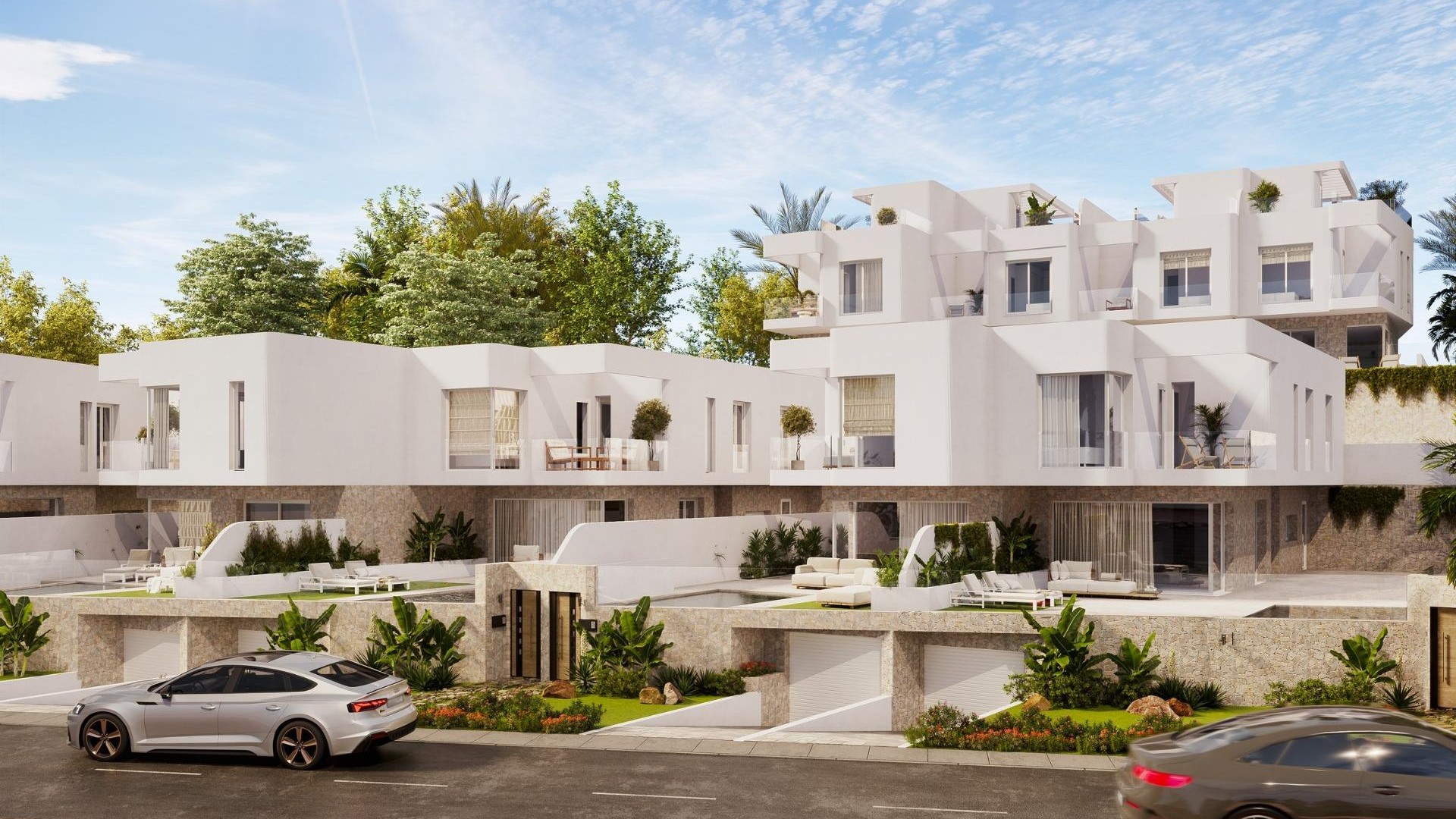 Nouvelle construction - Halfvrijstaande villa -
Mojacar - Playa de la Mena