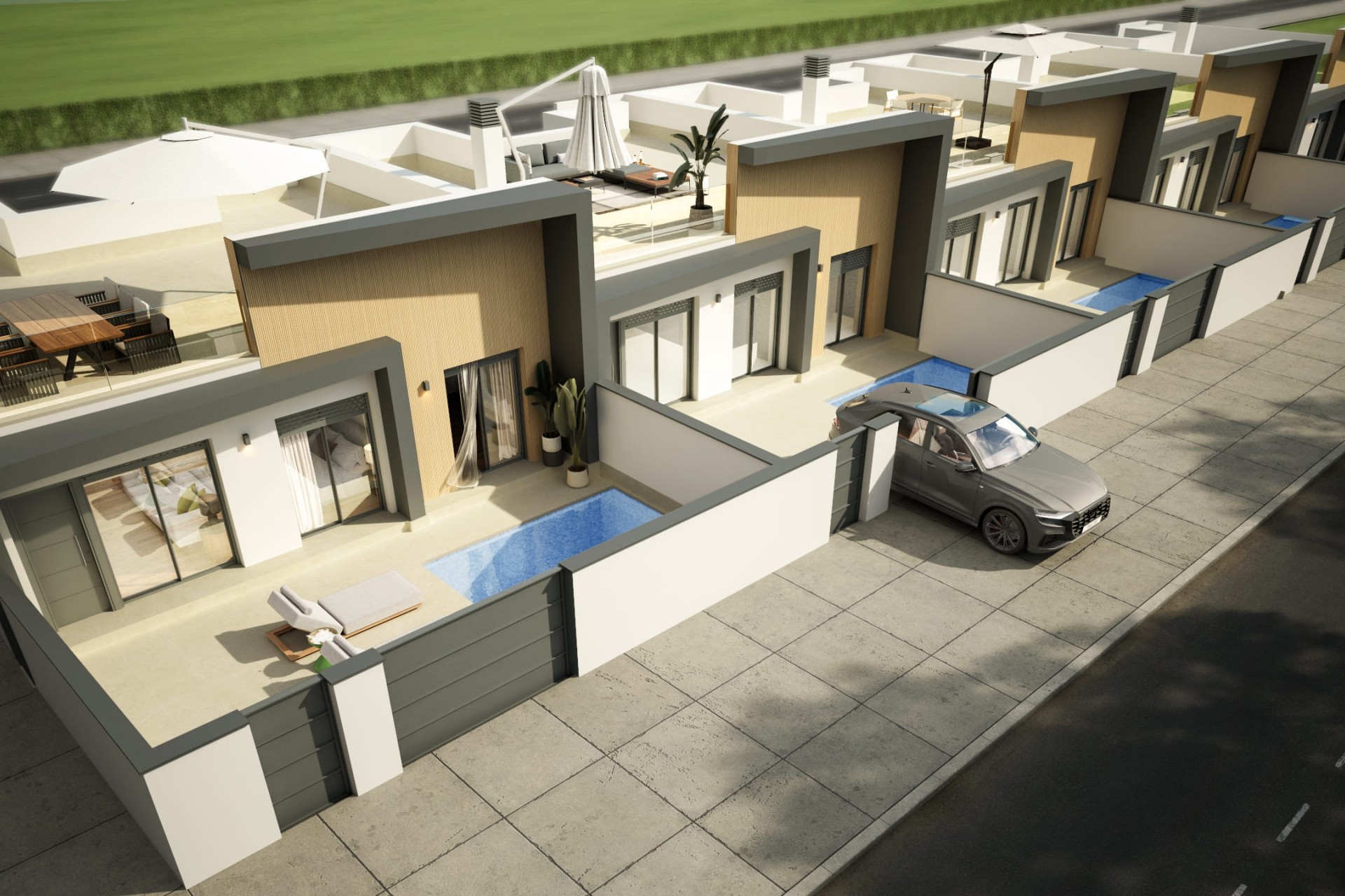 Nouvelle construction - Maison de ville -
Avileses