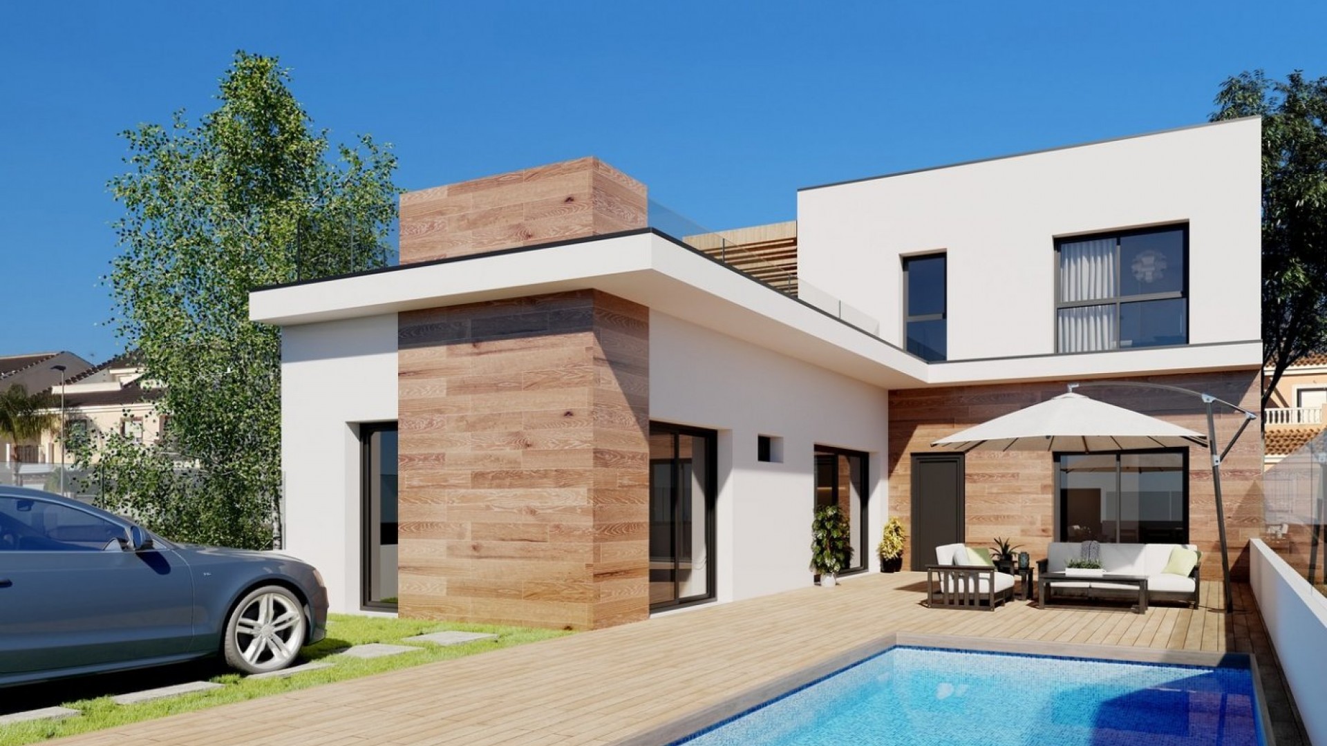 Nouvelle construction - Stadswoning -
San Javier - Parque del doce