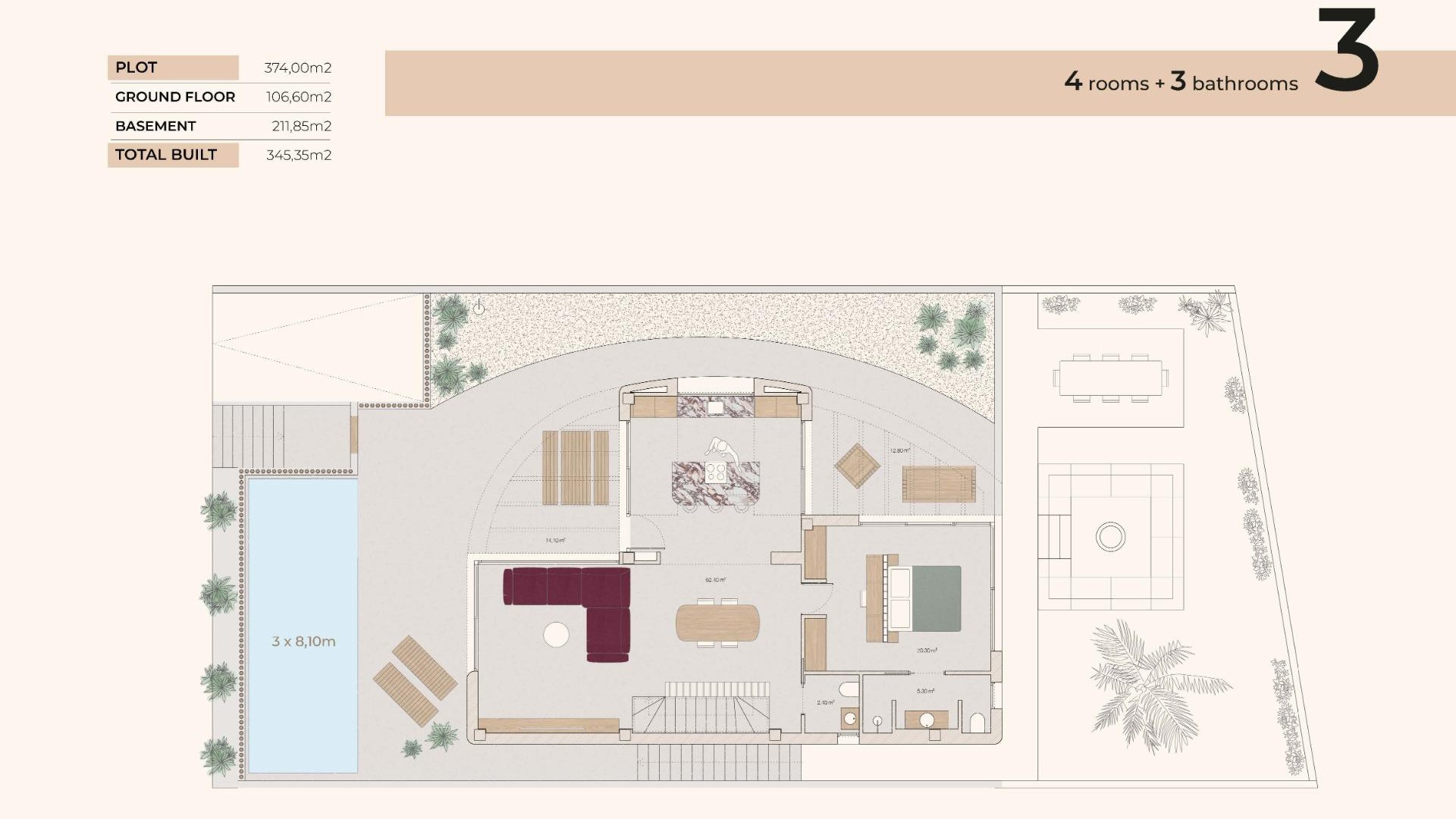 Nouvelle construction - Villa Individuelle -
Algorfa - La Finca Golf