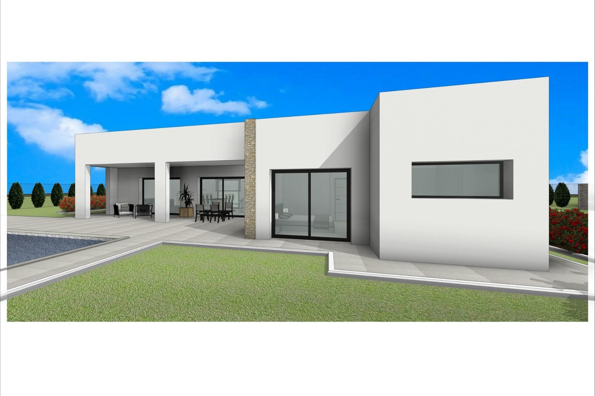 Nouvelle construction - Villa Individuelle -
Aspe - Poligono 19