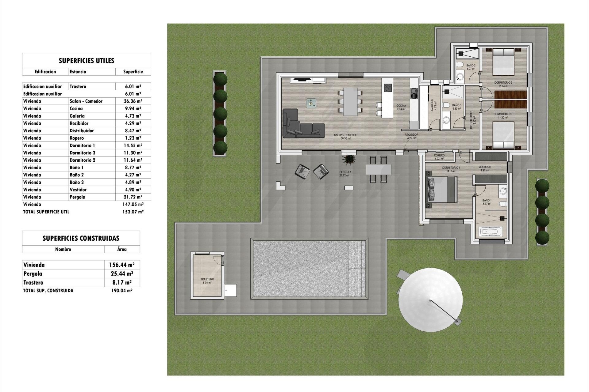 Nouvelle construction - Villa Individuelle -
Aspe - Poligono 19