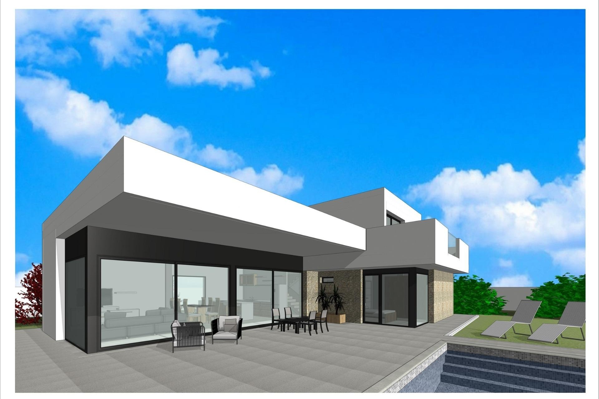 Nouvelle construction - Villa Individuelle -
Aspe - Poligono 19