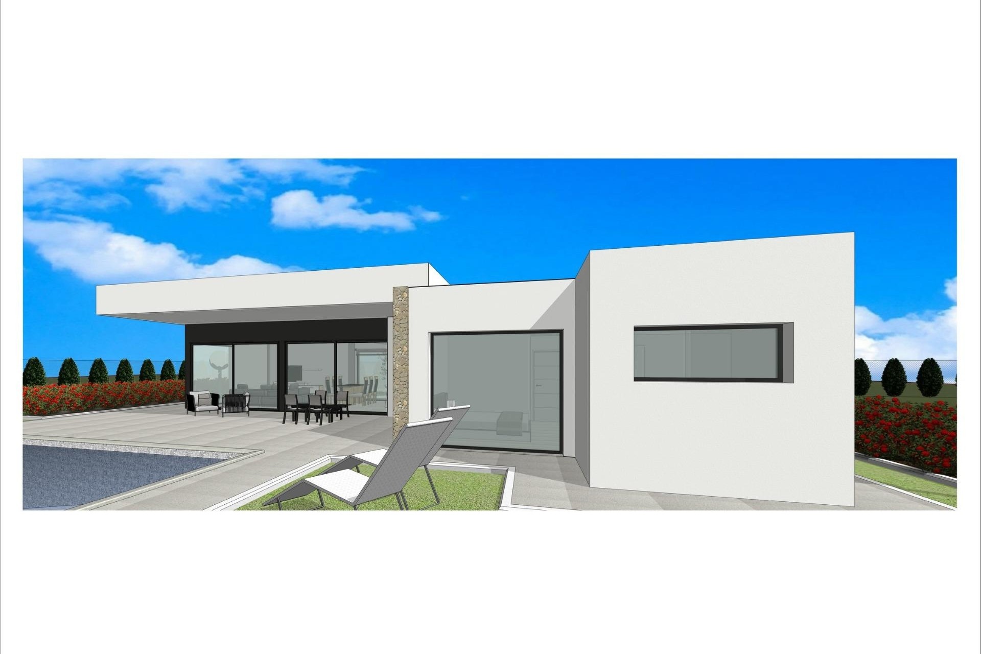 Nouvelle construction - Villa Individuelle -
Aspe - Poligono 19