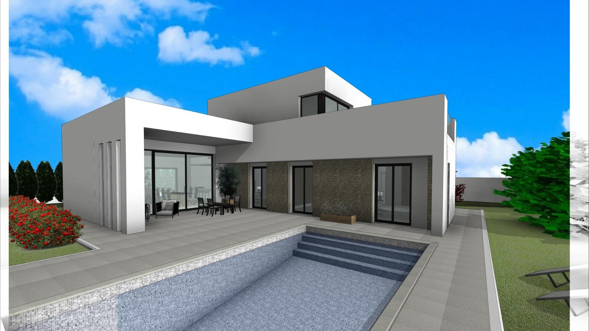 Nouvelle construction - Villa Individuelle -
Aspe - Poligono 19