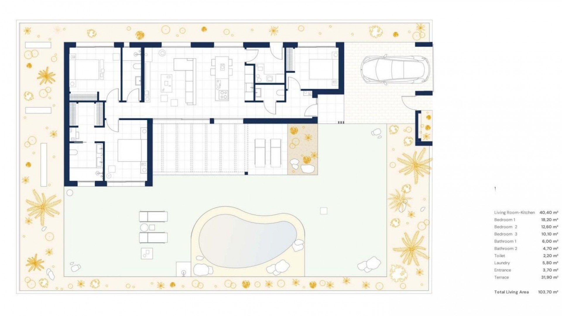 Nouvelle construction - Villa Individuelle -
Baños y Mendigo - Altaona Golf