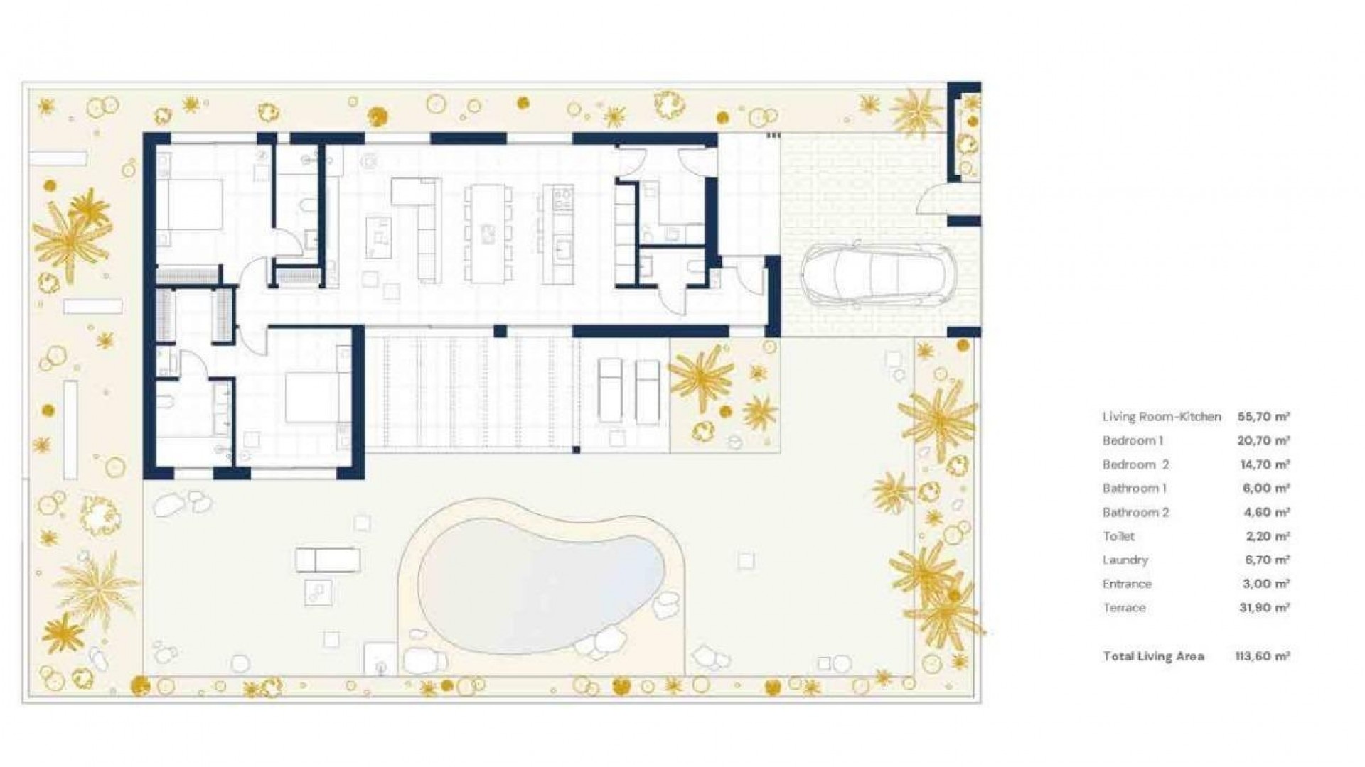 Nouvelle construction - Villa Individuelle -
Baños y Mendigo - Altaona Golf