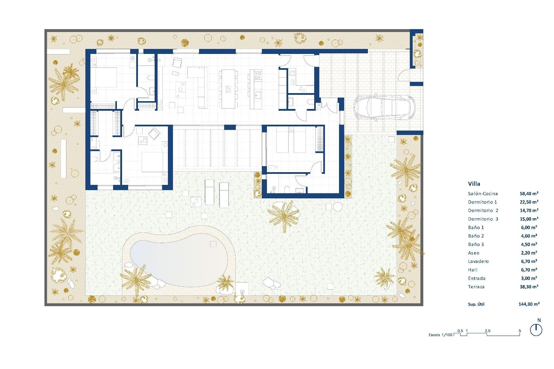 Nouvelle construction - Villa Individuelle -
Baños y Mendigo - Altaona Golf