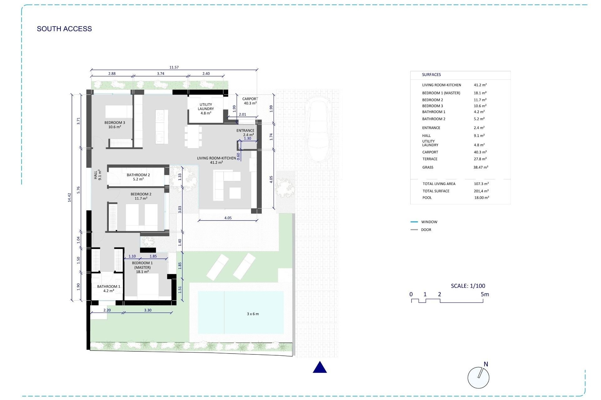 Nouvelle construction - Villa Individuelle -
Baños y Mendigo - Altaona Golf