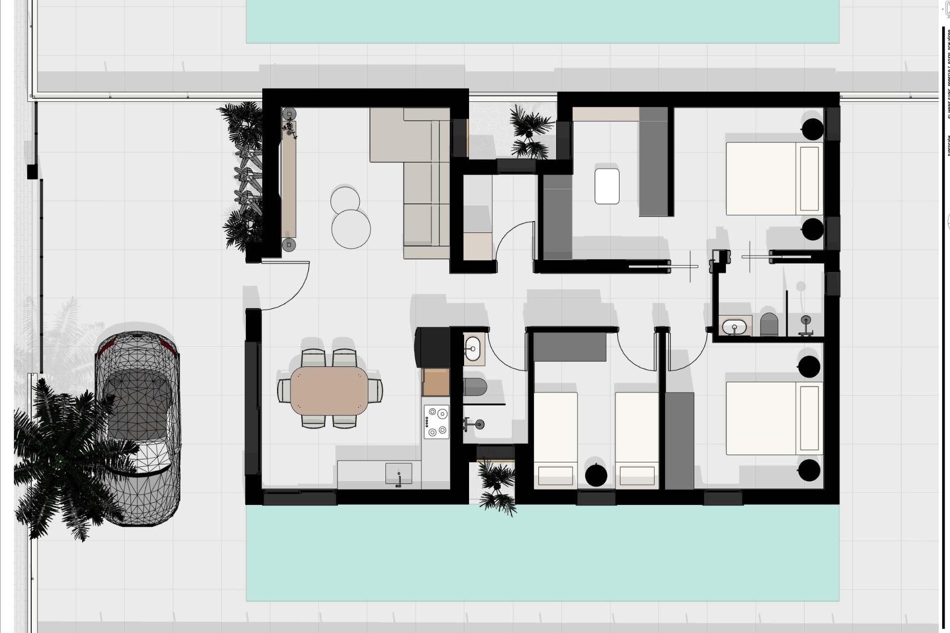 Nouvelle construction - Villa Individuelle -
Benijofar - Urb. Monteazul