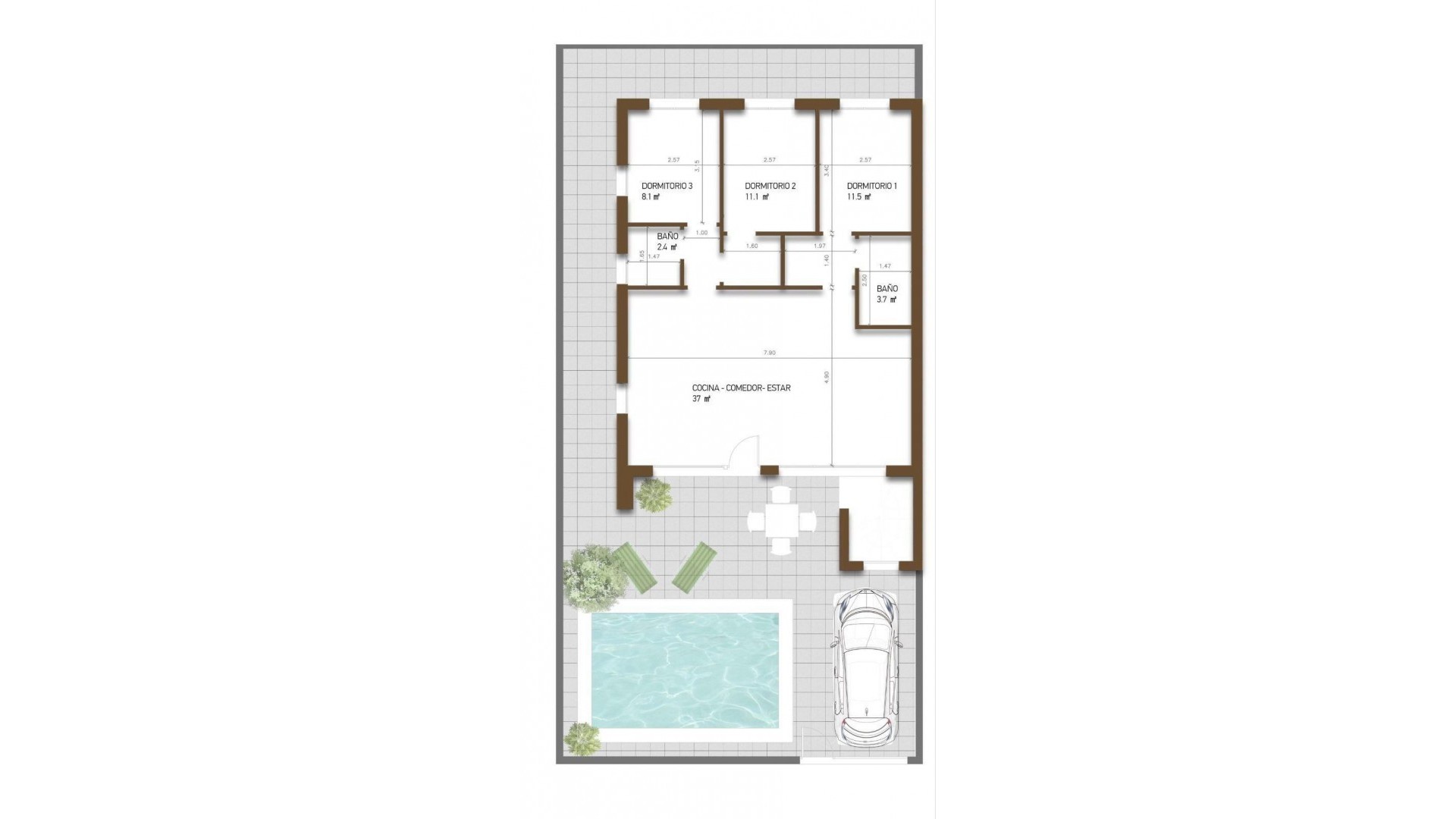 Nouvelle construction - Villa Individuelle -
Fuente alamo de Murcia - LA PINILLA