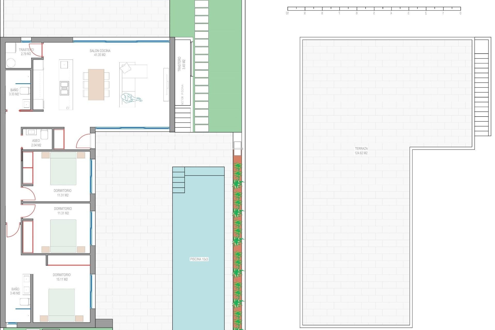 Nouvelle construction - Villa Individuelle -
Los Alcazares - Serena Golf
