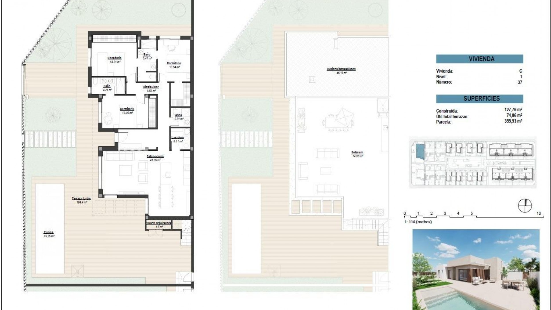 Nouvelle construction - Villa Individuelle -
Los Alcazares - Serena Golf