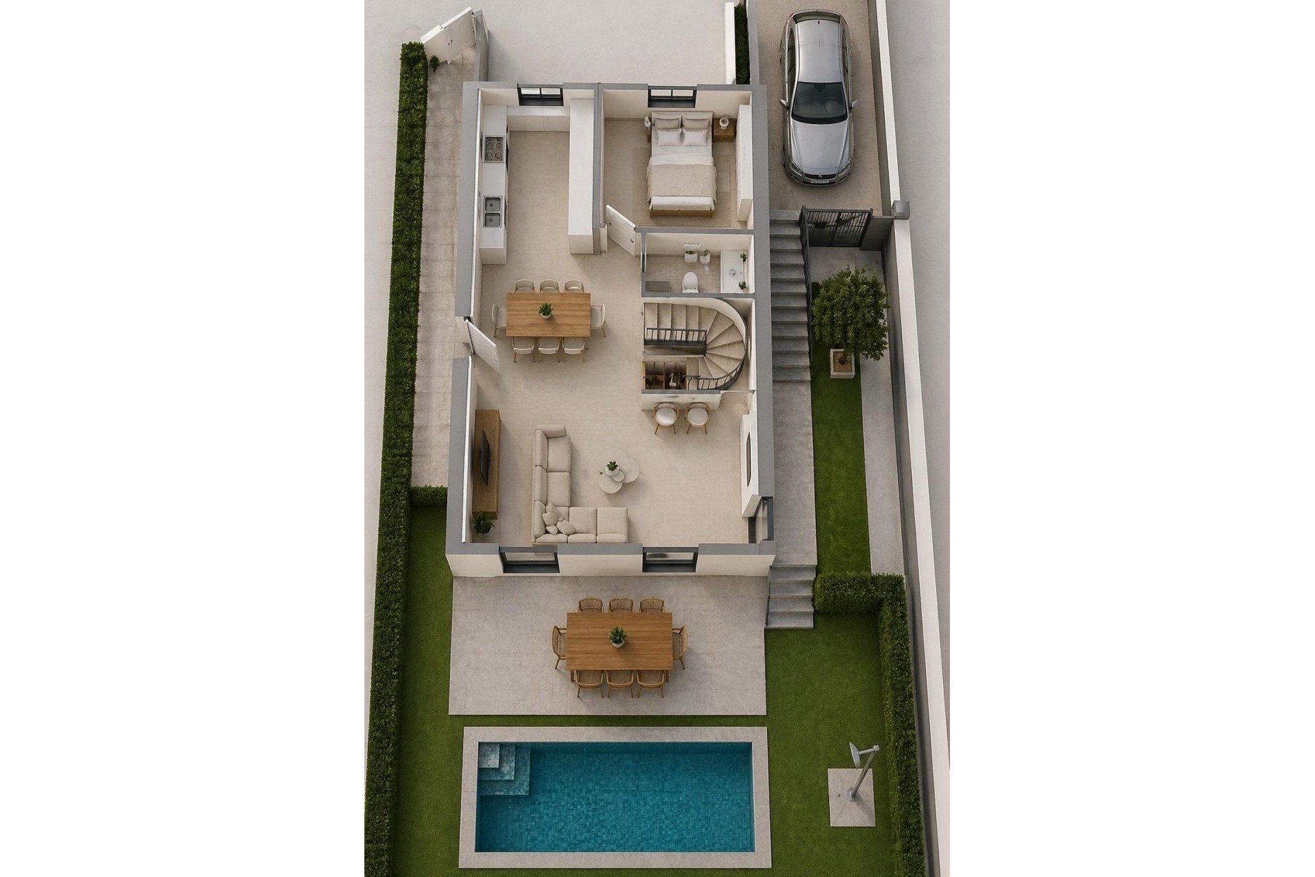 Nouvelle construction - Villa Individuelle -
Mazarron - Country Club