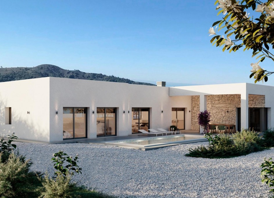 Nouvelle construction - Villa Individuelle -
Pinoso - Campo