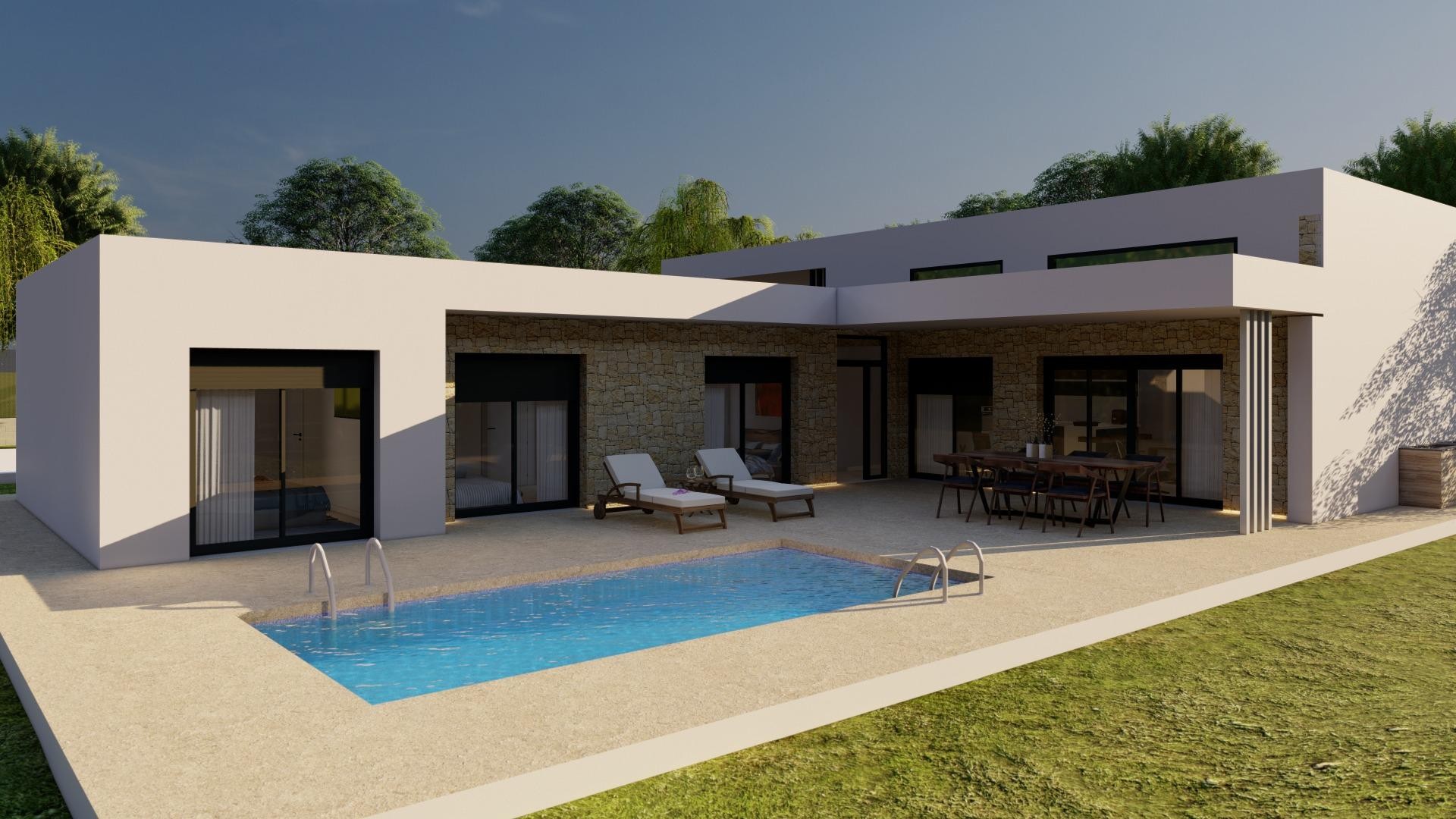 Nouvelle construction - Villa Individuelle -
Pinoso - Campo