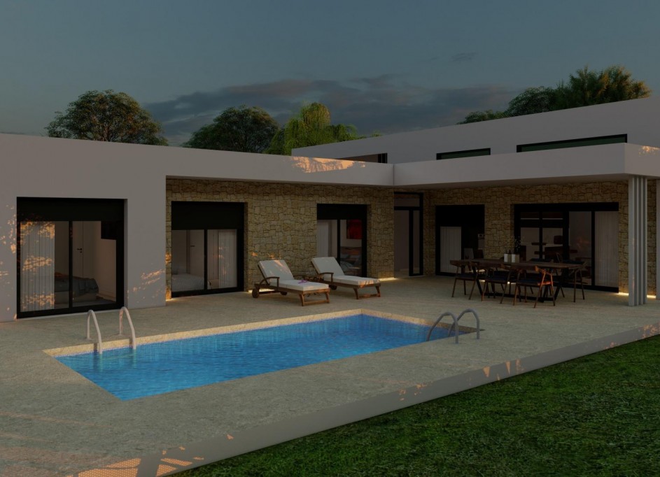 Nouvelle construction - Villa Individuelle -
Pinoso - Campo