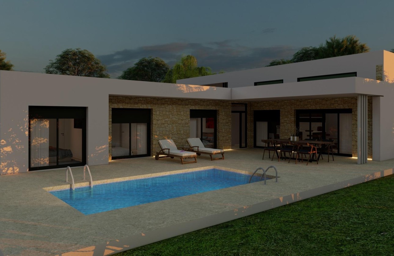 Nouvelle construction - Villa Individuelle -
Pinoso - Campo