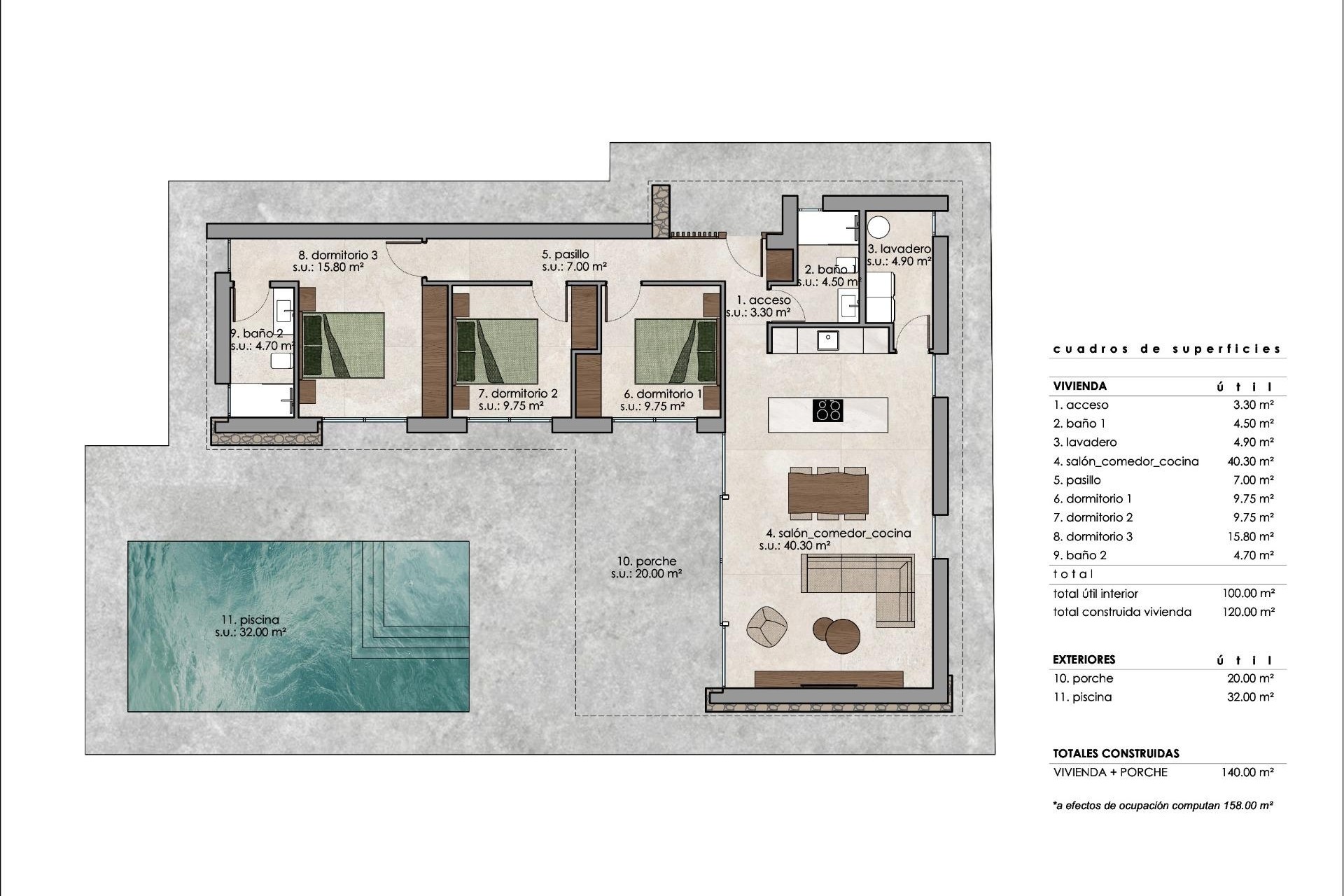 Nouvelle construction - Villa Individuelle -
Pinoso - Lel