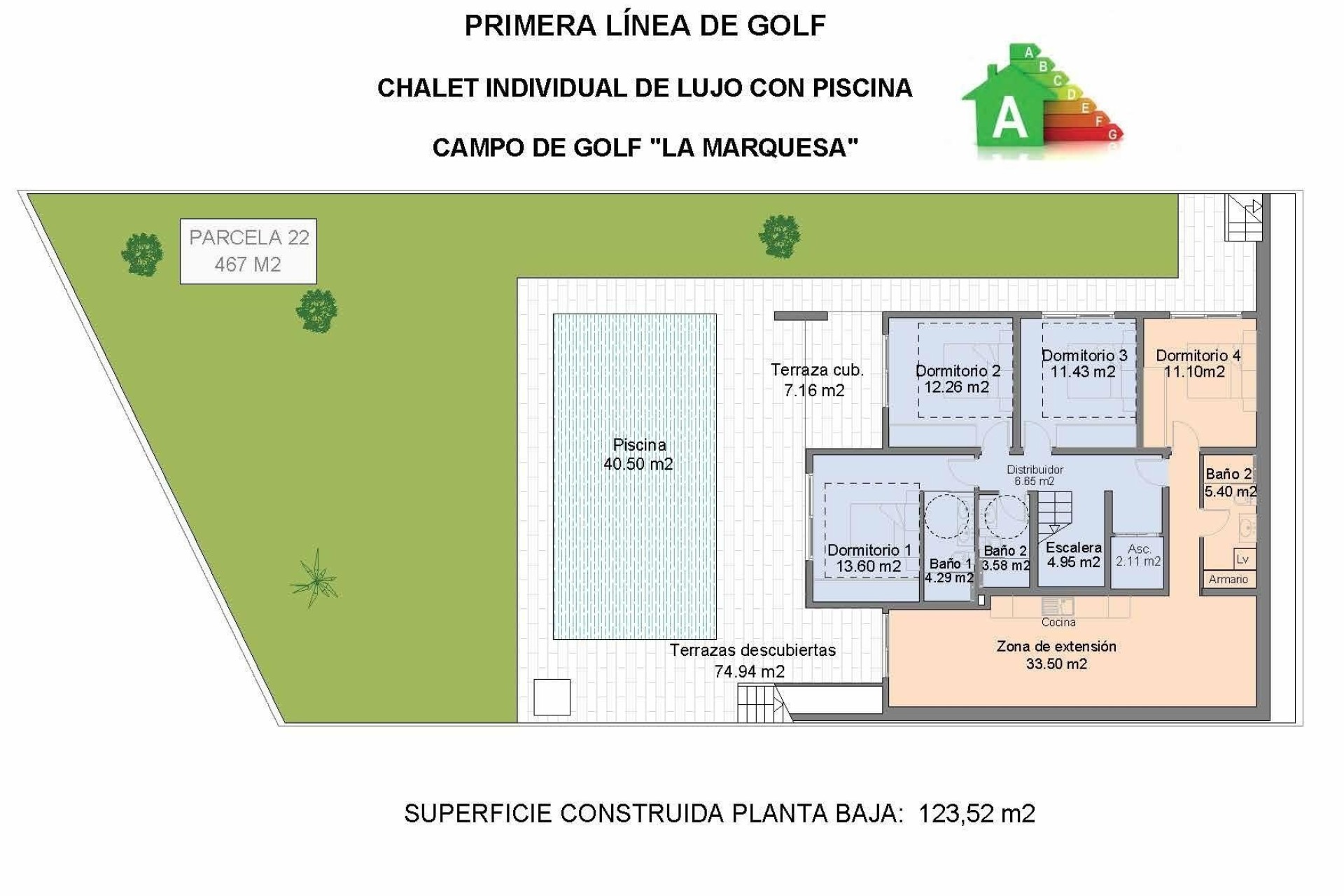 Nouvelle construction - Villa Individuelle -
Rojales - La Marquesa Golf