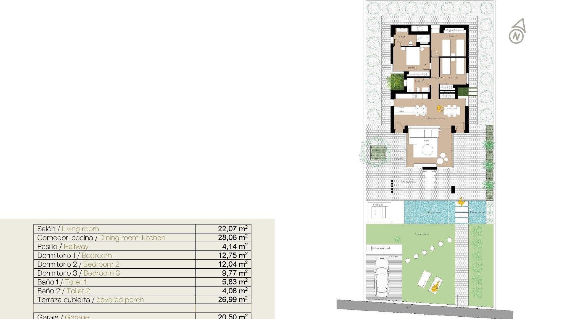 Nouvelle construction - Villa Individuelle -
San Fulgencio - El Oasis