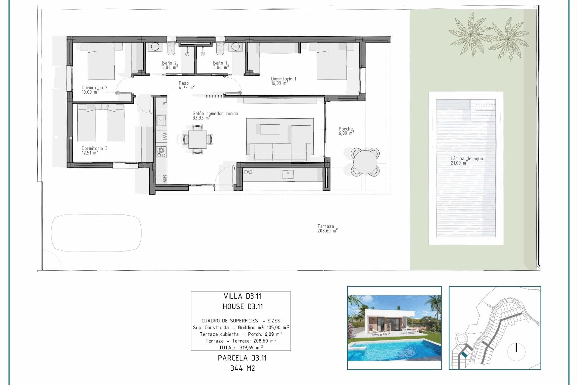 Nouvelle construction - Villa Individuelle -
Vera - Pueblo Salinas