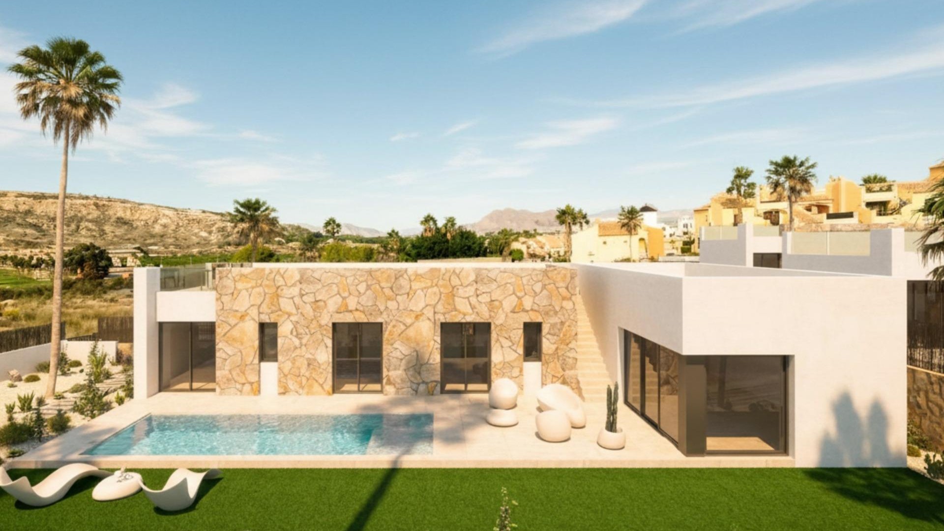 Nouvelle construction - Vrijstaande Villa -
Algorfa - La Finca Golf