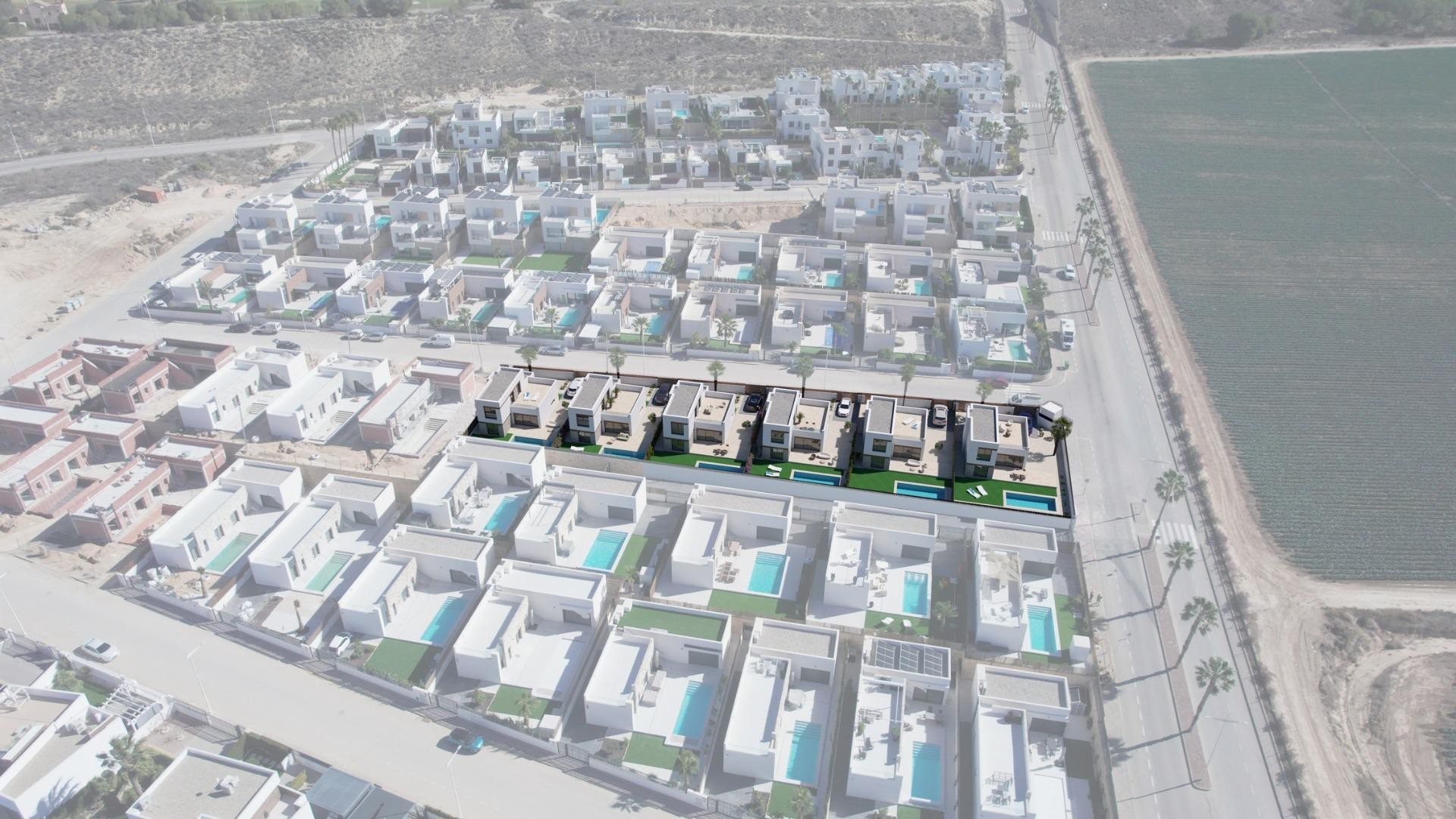 Nouvelle construction - Vrijstaande Villa -
Algorfa - La Finca Golf