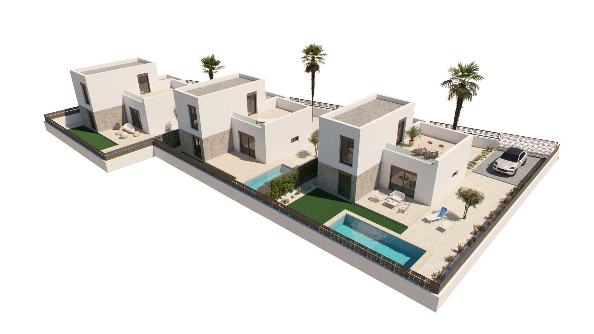 Nouvelle construction - Vrijstaande Villa -
Algorfa - La Finca Golf