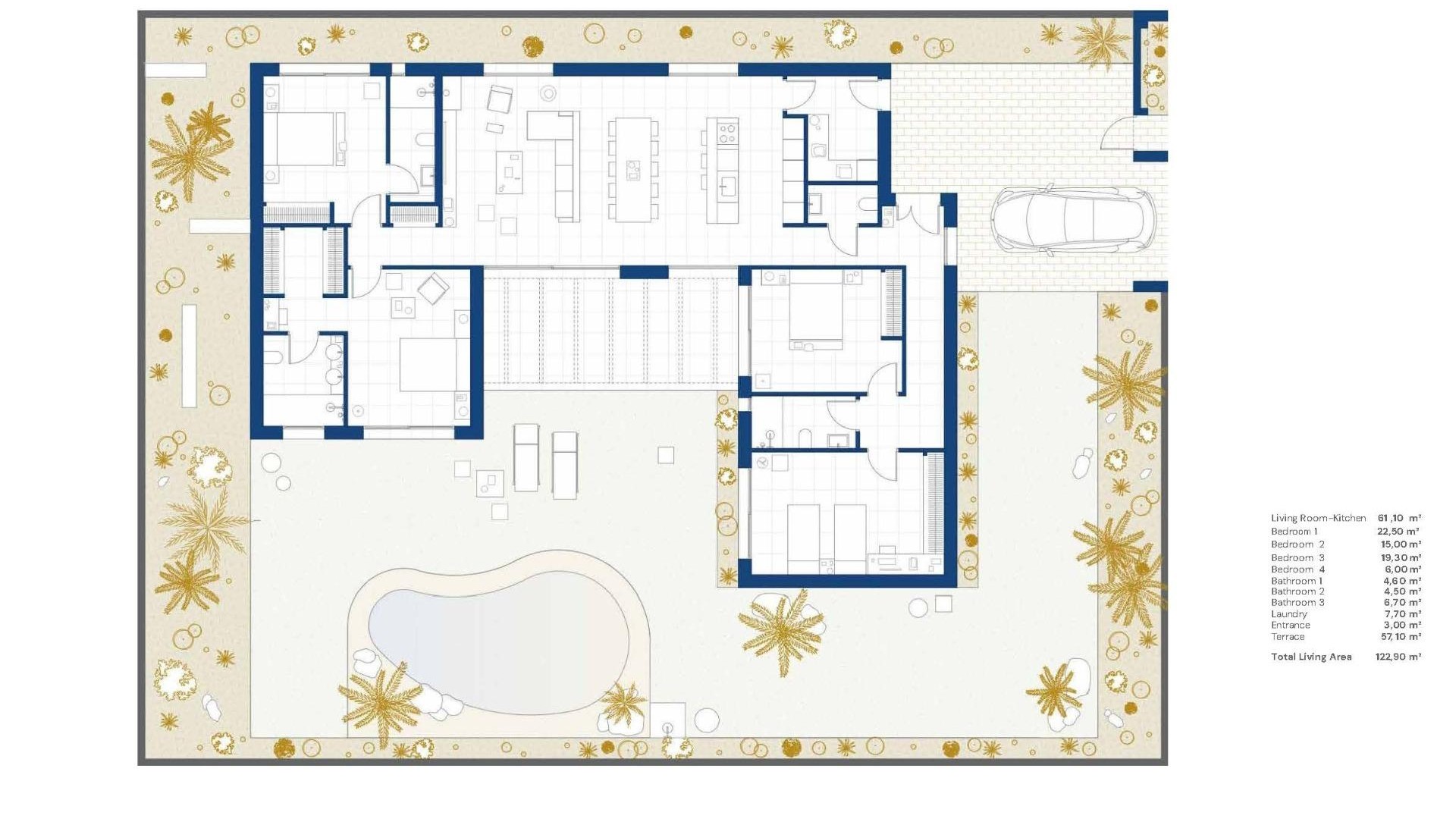 Nouvelle construction - Vrijstaande Villa -
Baños y Mendigo - Altaona Golf